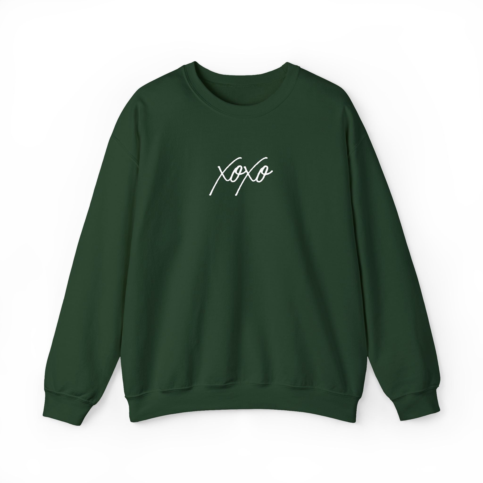 XOXO Embroidery Script Sweatshirt