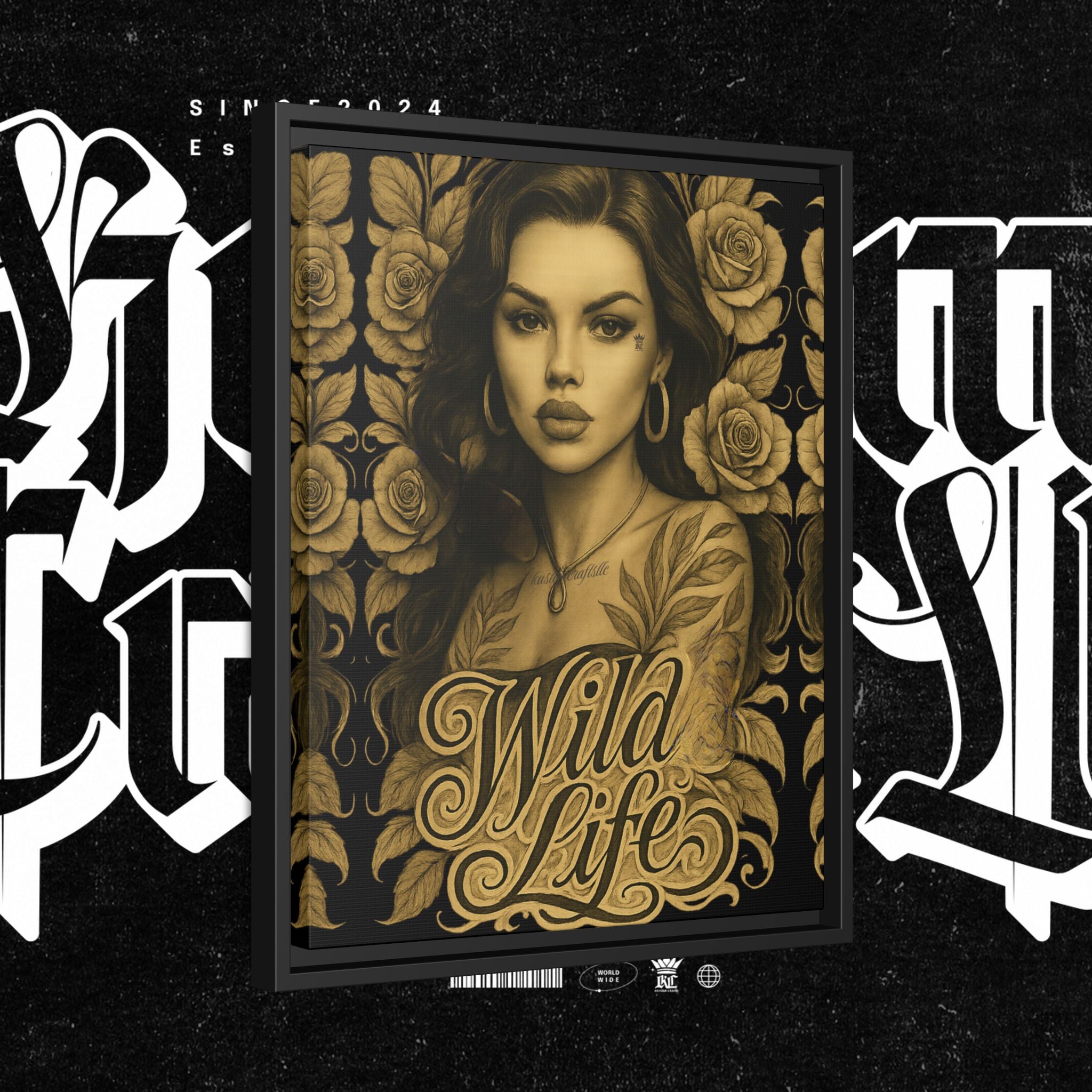 Wild Life — Framed Canvas