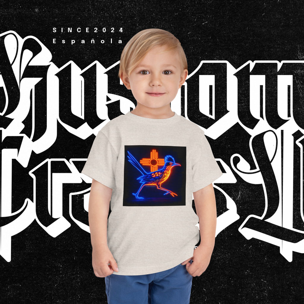 Neon Roadrunner New Mexico - Toddler Tee