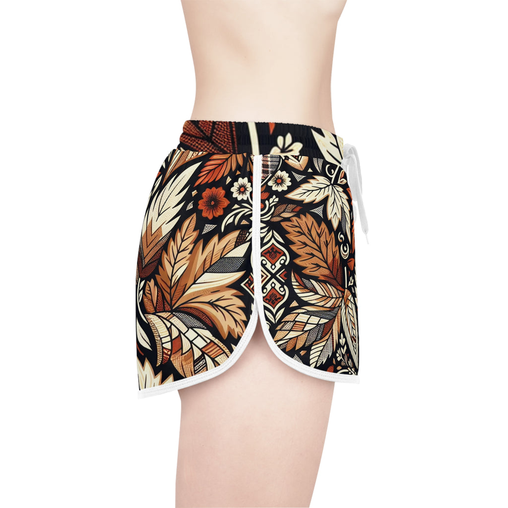 Autumn Leaf Relaxed Shorts