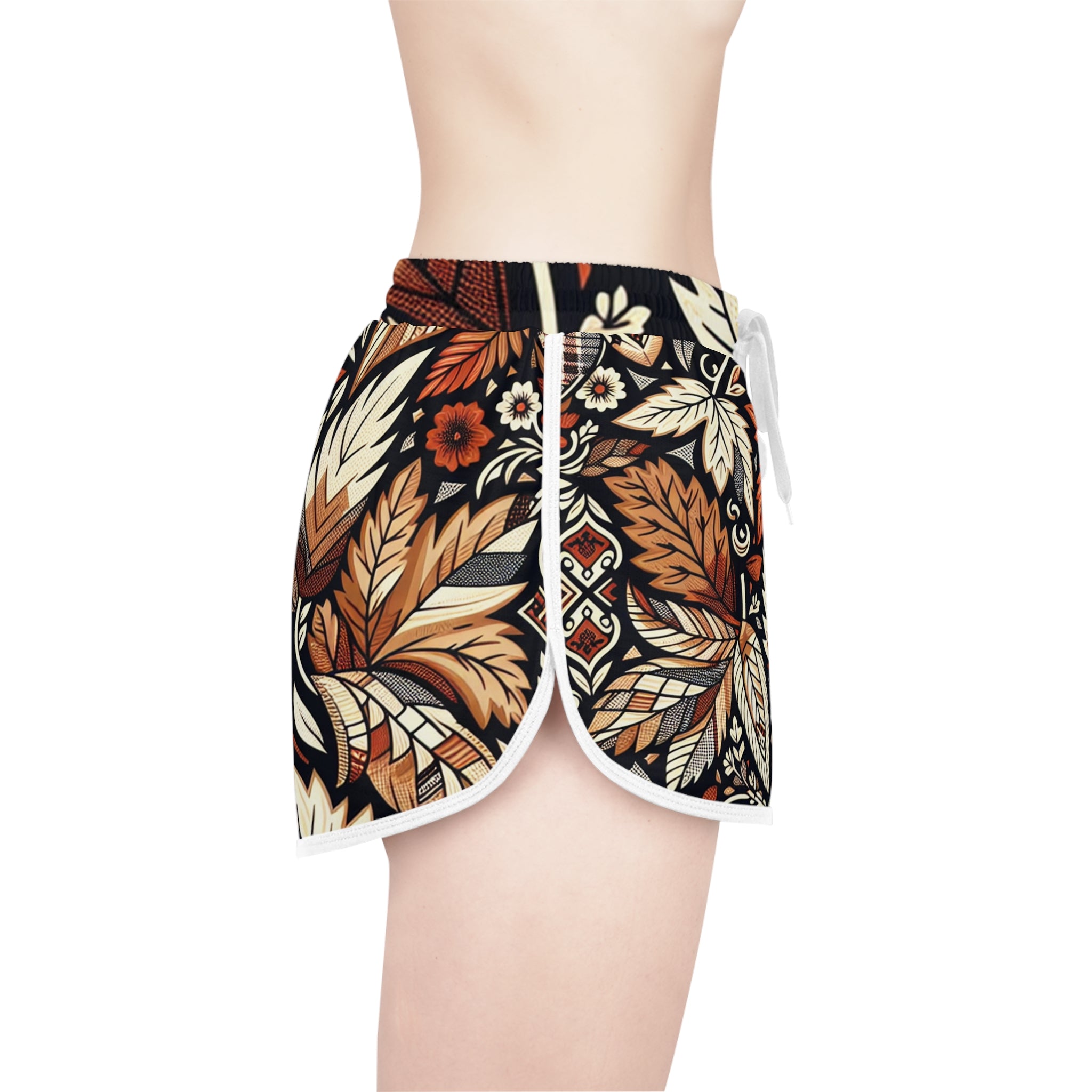 Autumn Leaf Relaxed Shorts