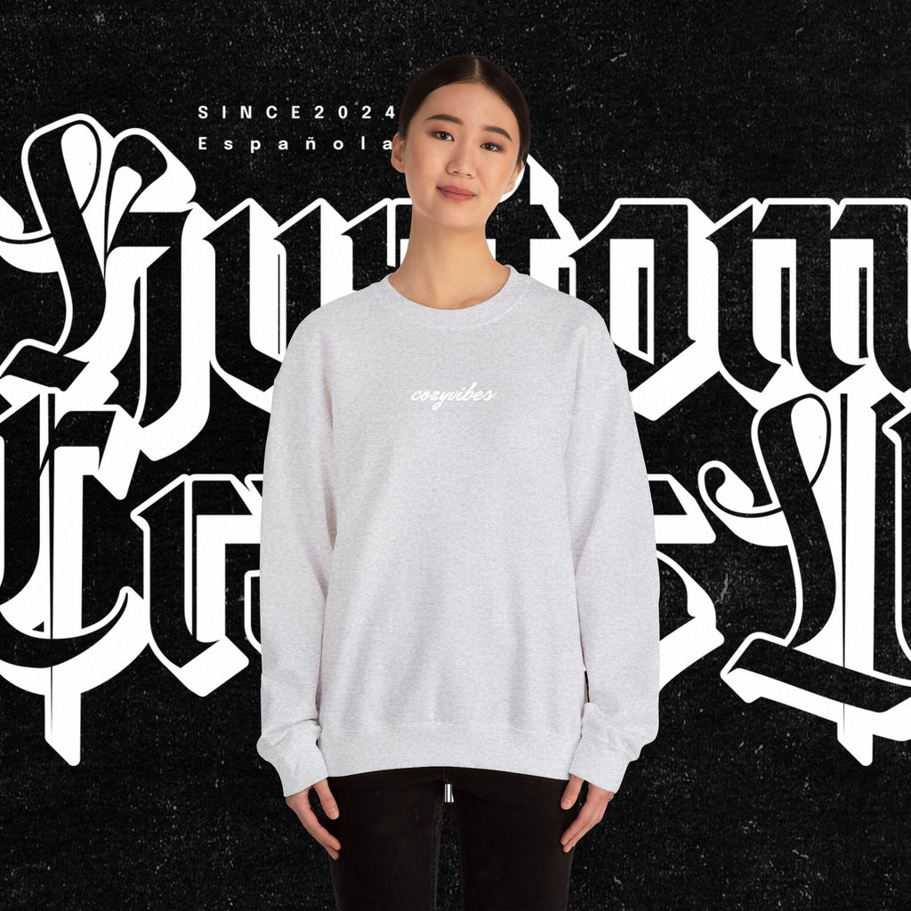 Cozy Vibes Embroidery Sweatshirt