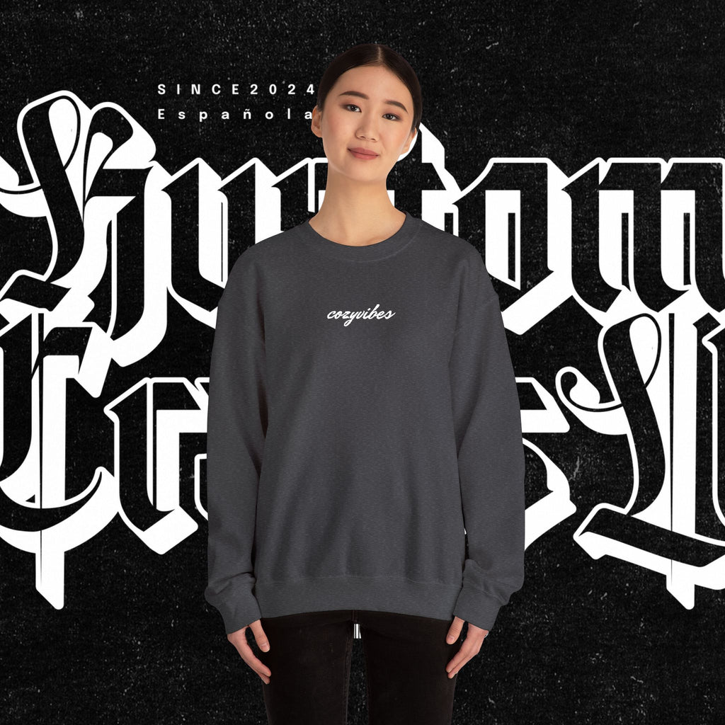 Cozy Vibes Embroidery Sweatshirt