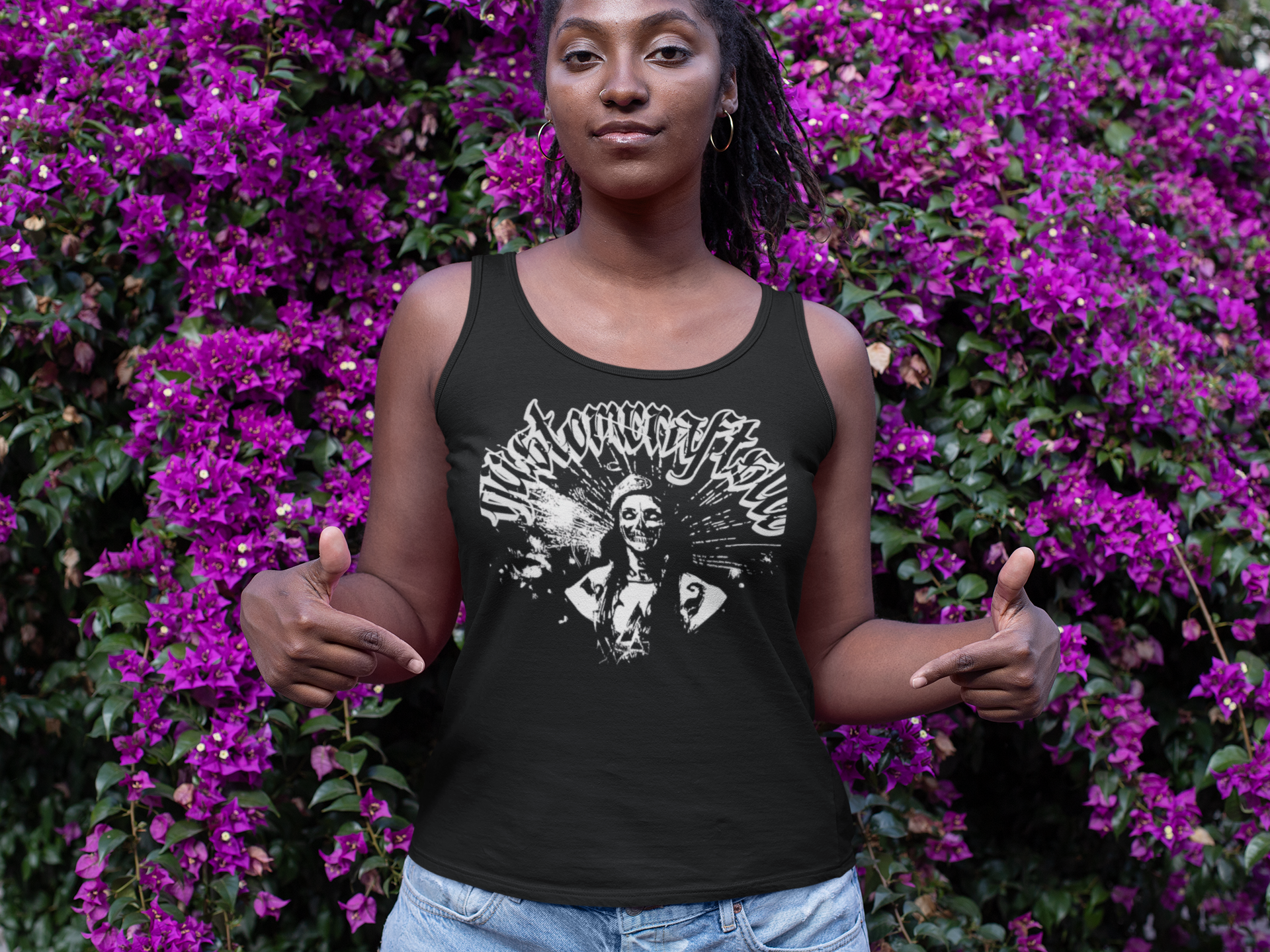 Inverted Zombie - Racerback Tank Top