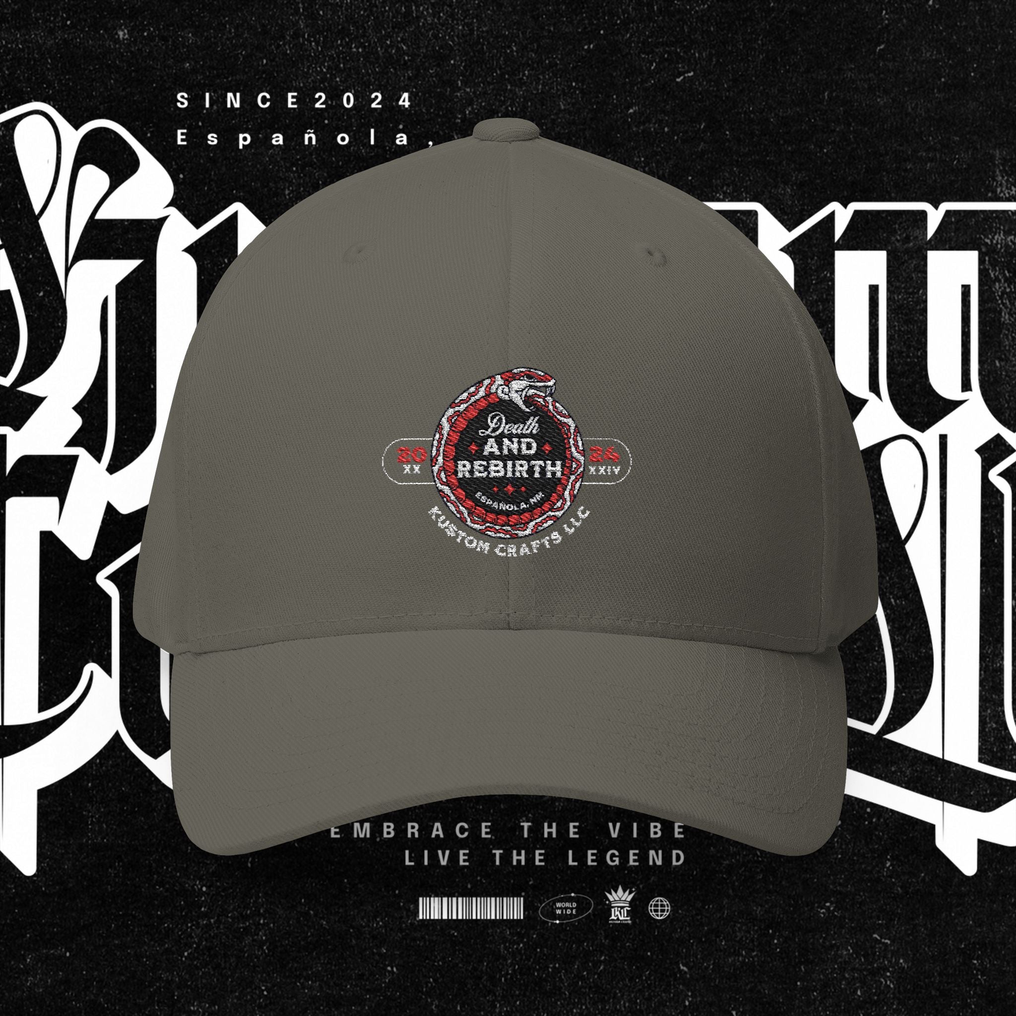 Death and Rebirth - Embroidered Cap