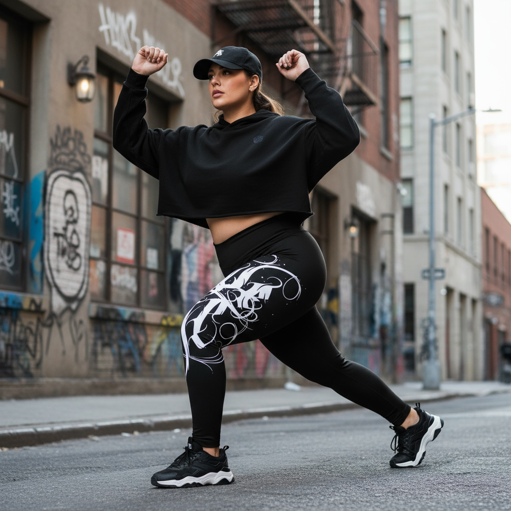 "Love Life" Plus Size Leggings