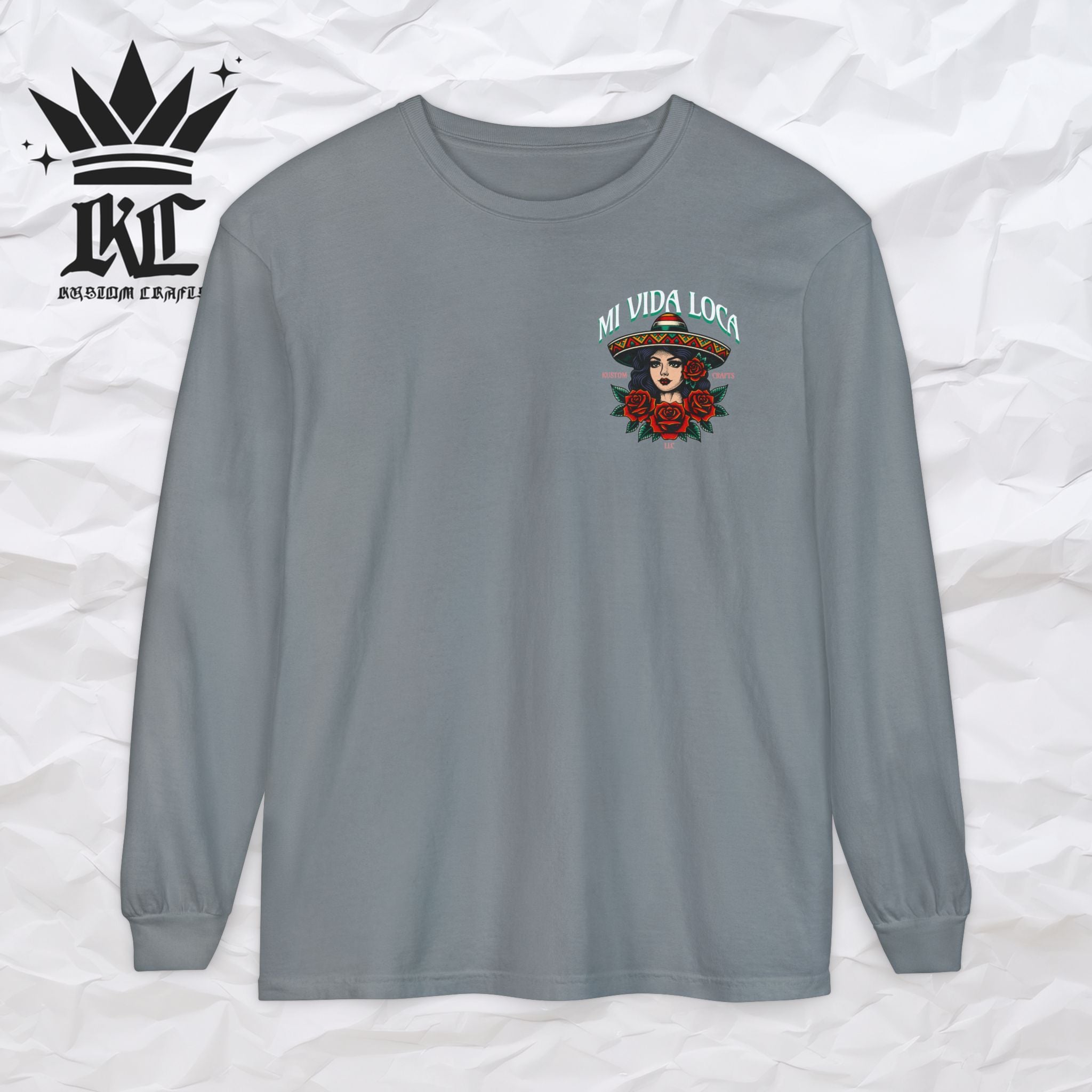 Mi Vida Loca - Long Sleeve T-Shirt (BACK PRINT)