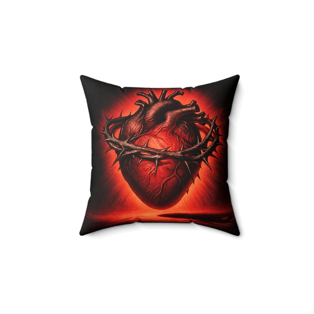 Sacred Heart Thorn Pillow