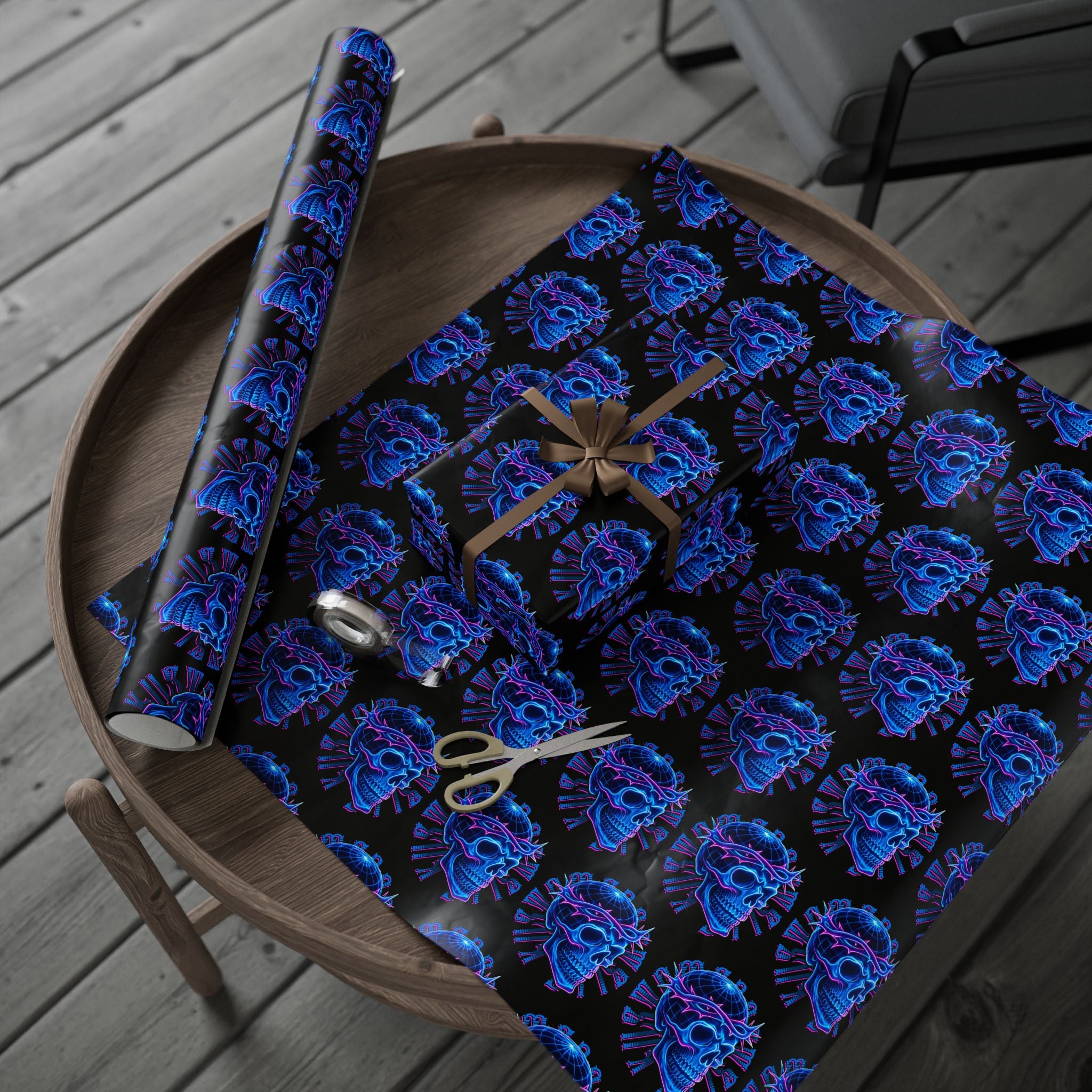 Neon Crown of Thorns — Wrapping Paper