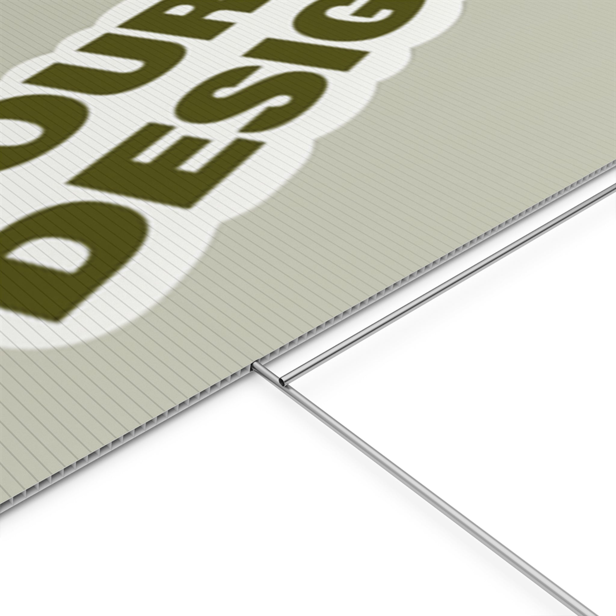 Custom Plastic Yard Sign – Personalized Outdoor Signage for Events, Real Estate, and Promotions