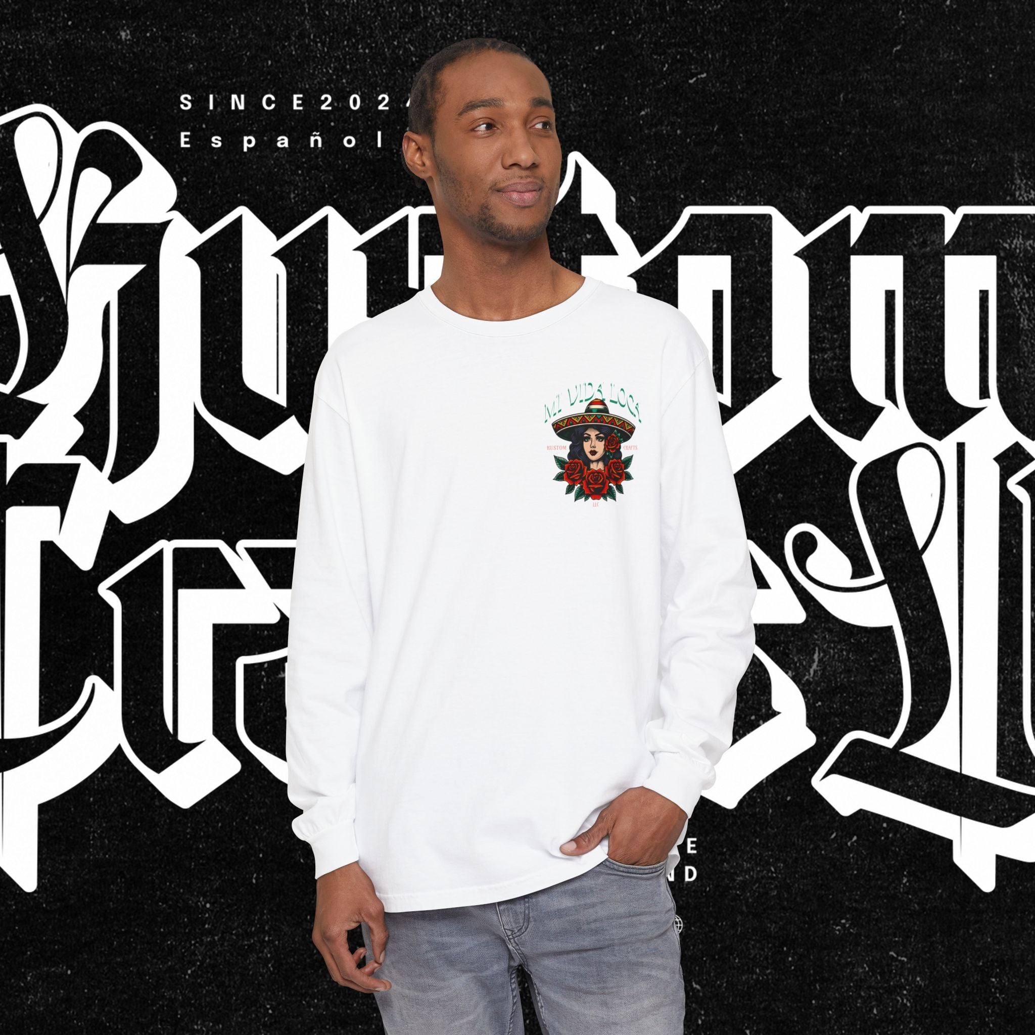 Mi Vida Loca - Long Sleeve T-Shirt (BACK PRINT)