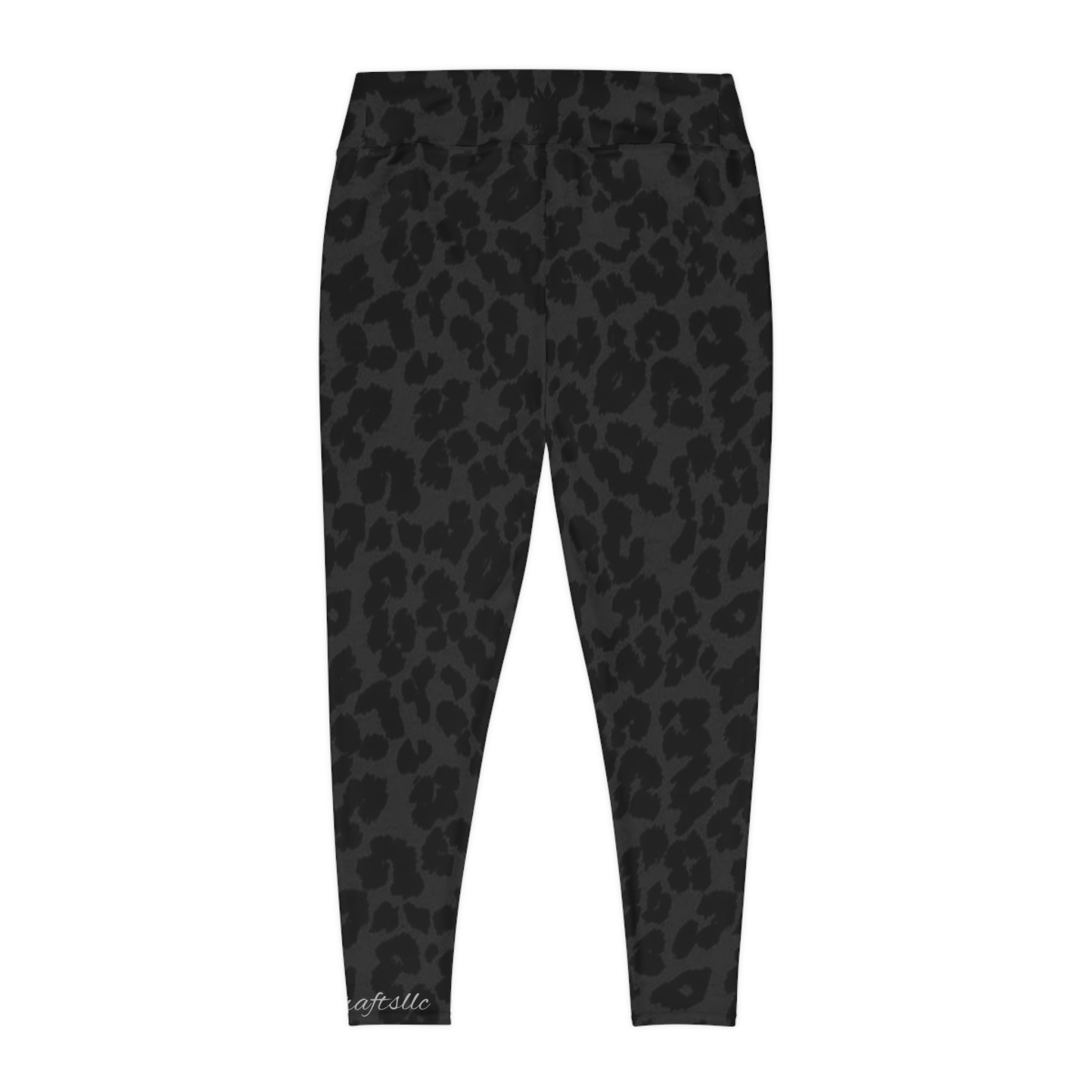 Plus Size Leopard Print - Leggings