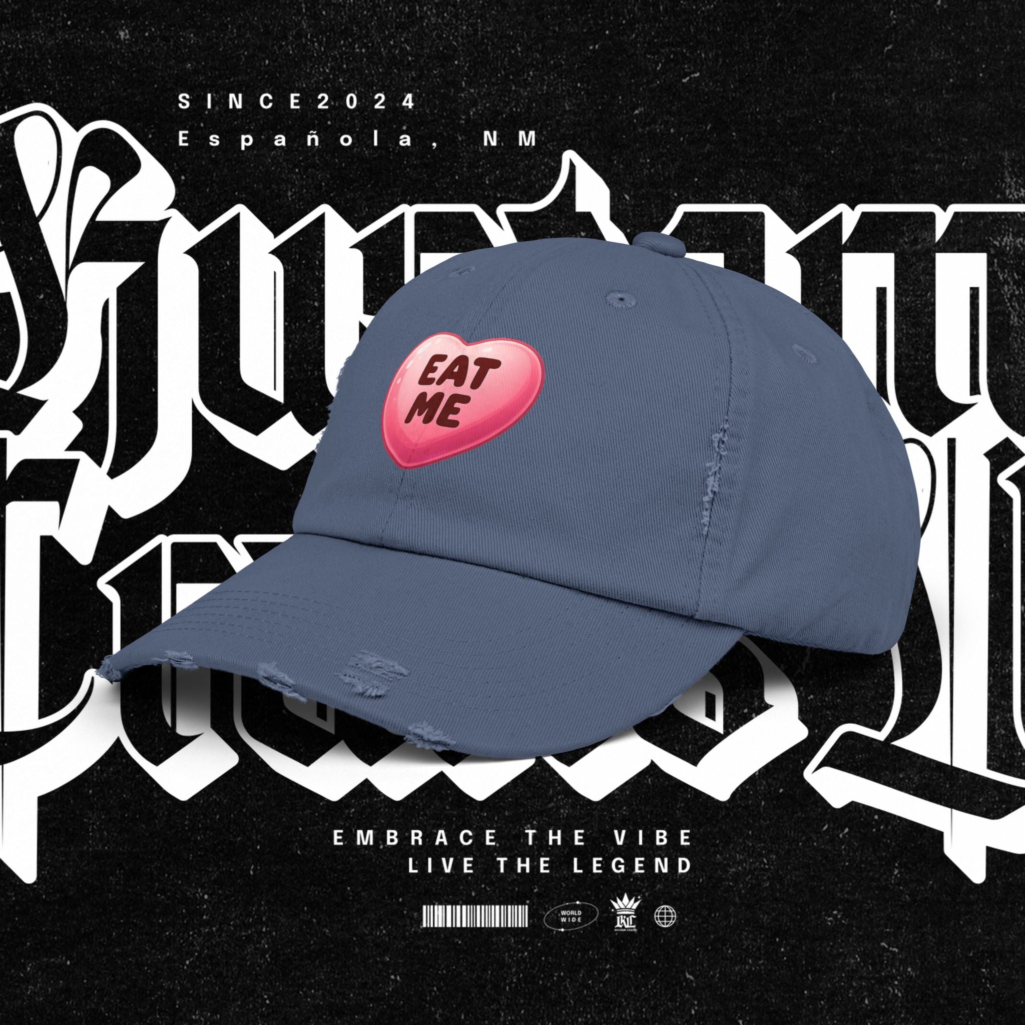 Eat Me — Distressed Cap