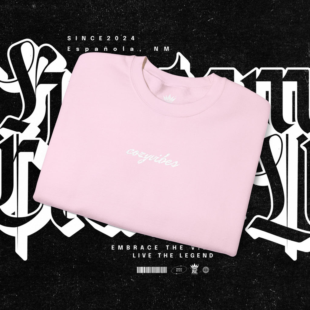 Cozy Vibes Embroidery Sweatshirt