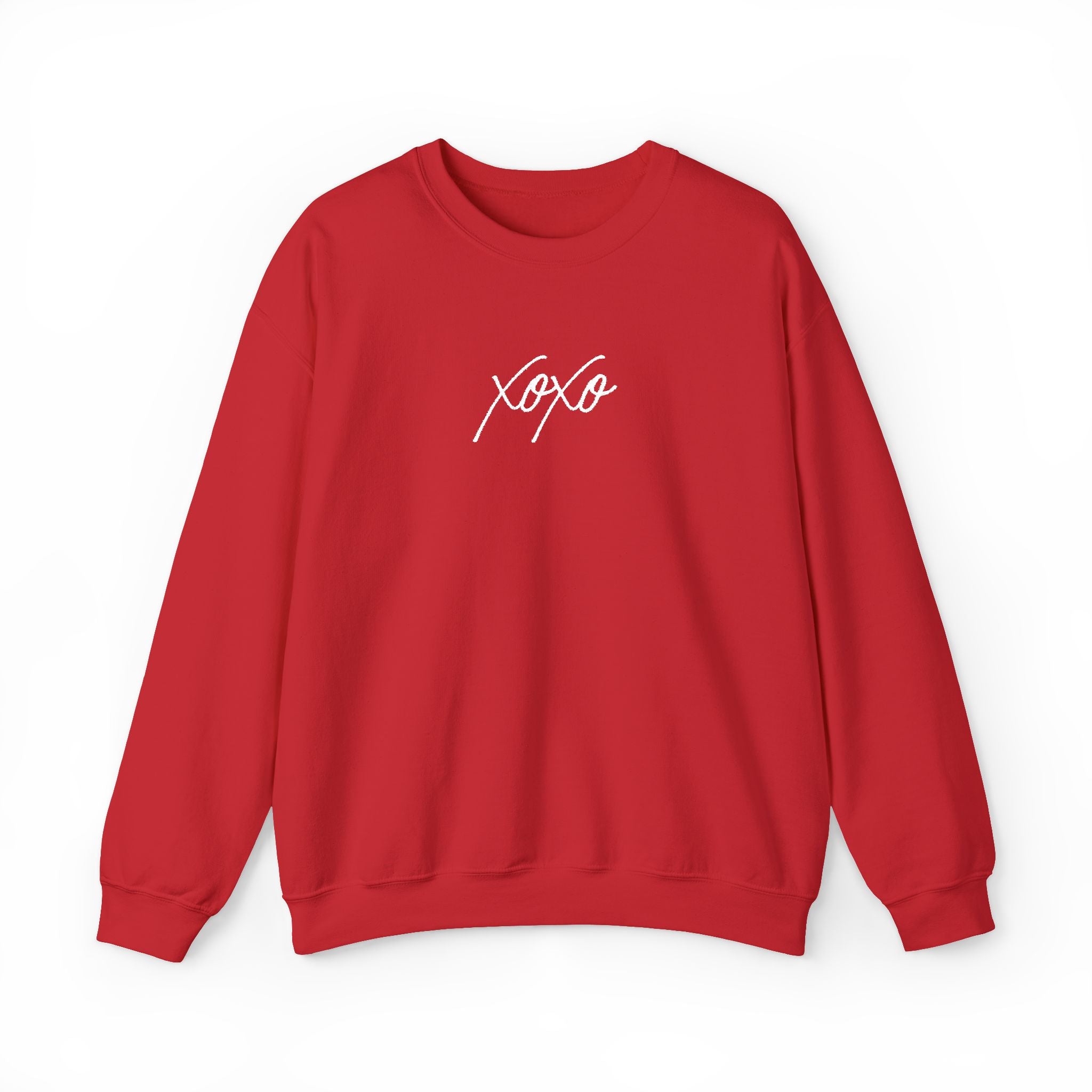 XOXO Embroidery Script Sweatshirt