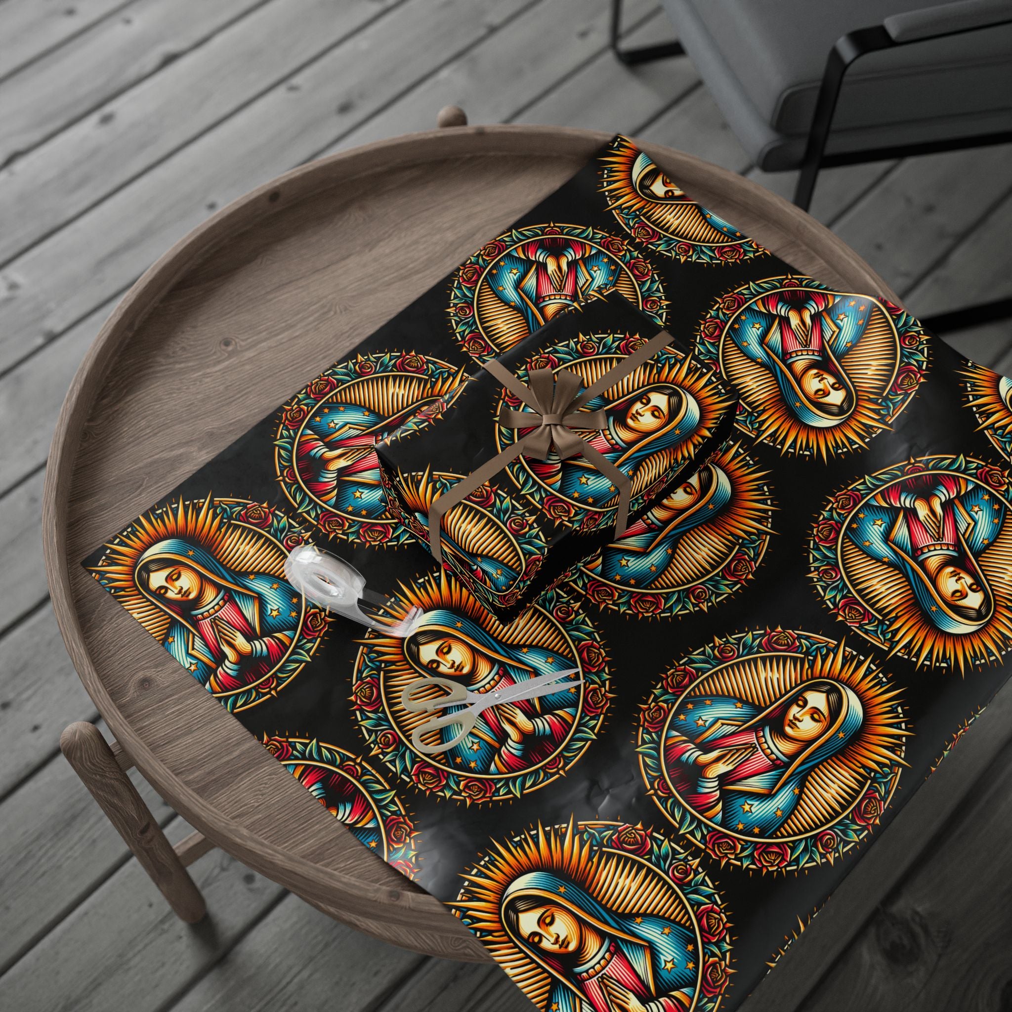 Virgin Mary Wrapping Paper