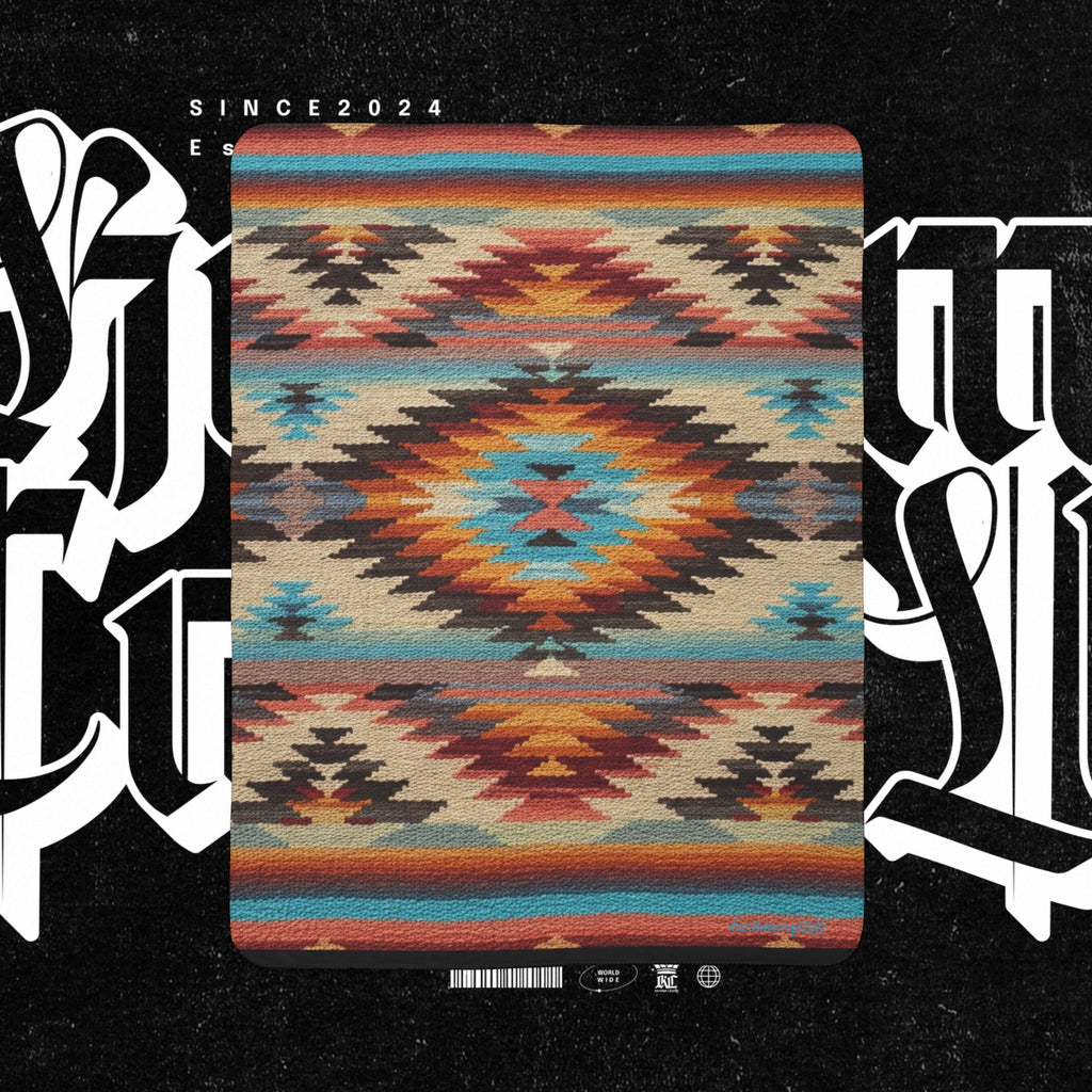 Southwest Fleece - Sherpa Blanket