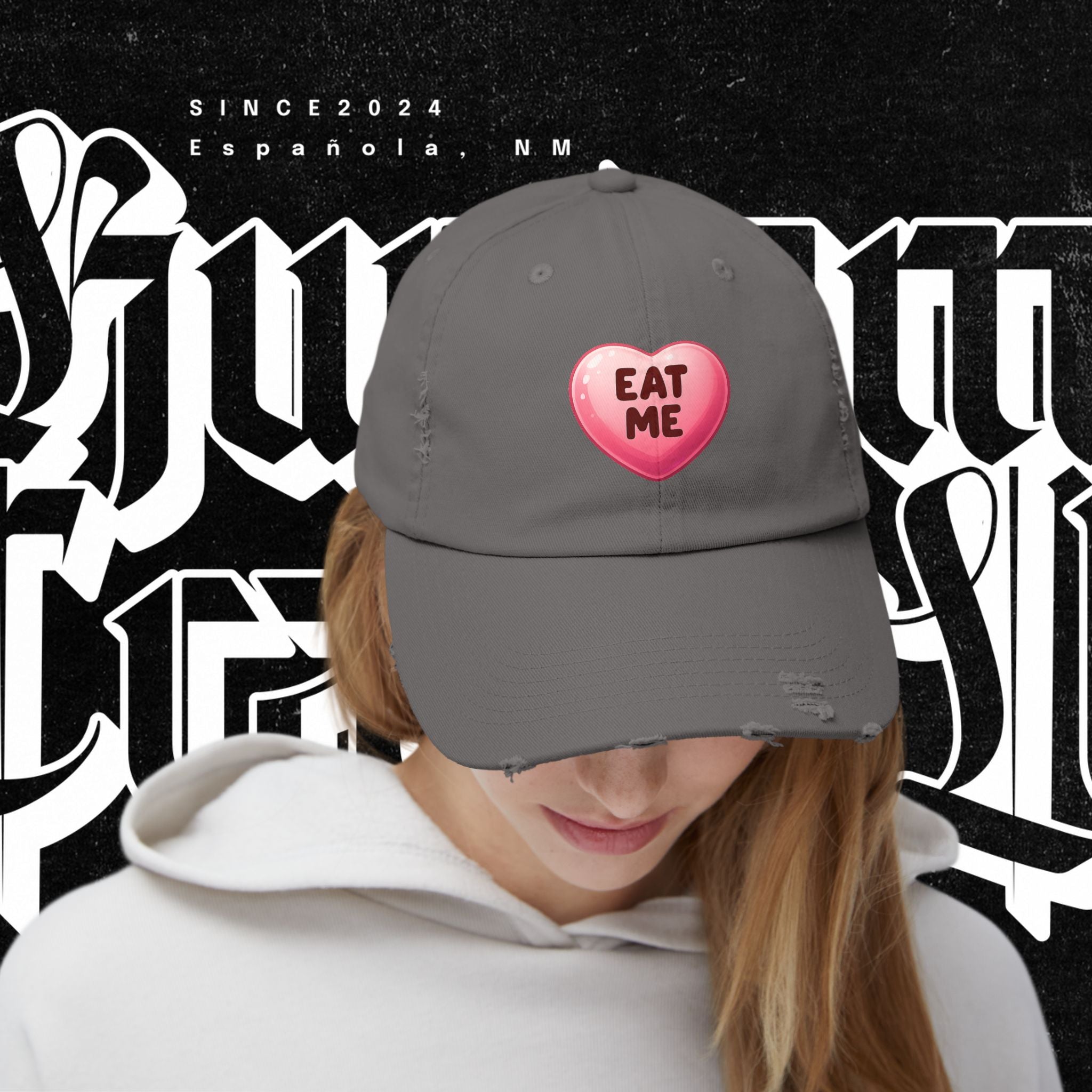 Eat Me — Distressed Cap
