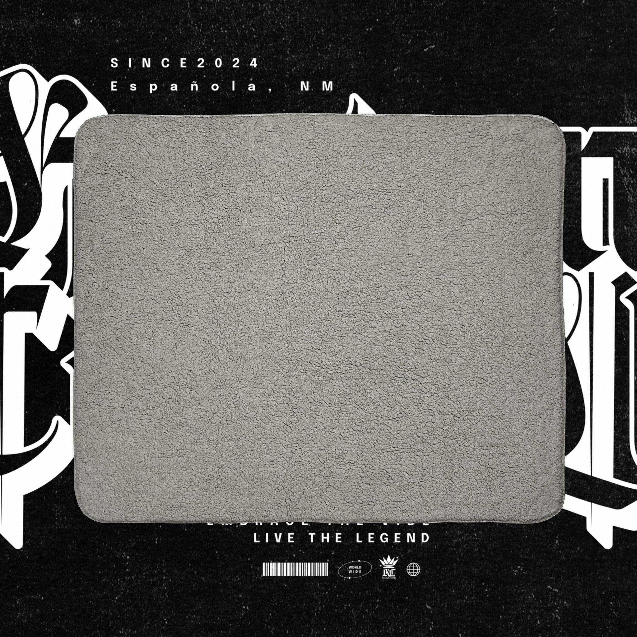 Virgen de Guadalupe Fleece Sherpa Blanket