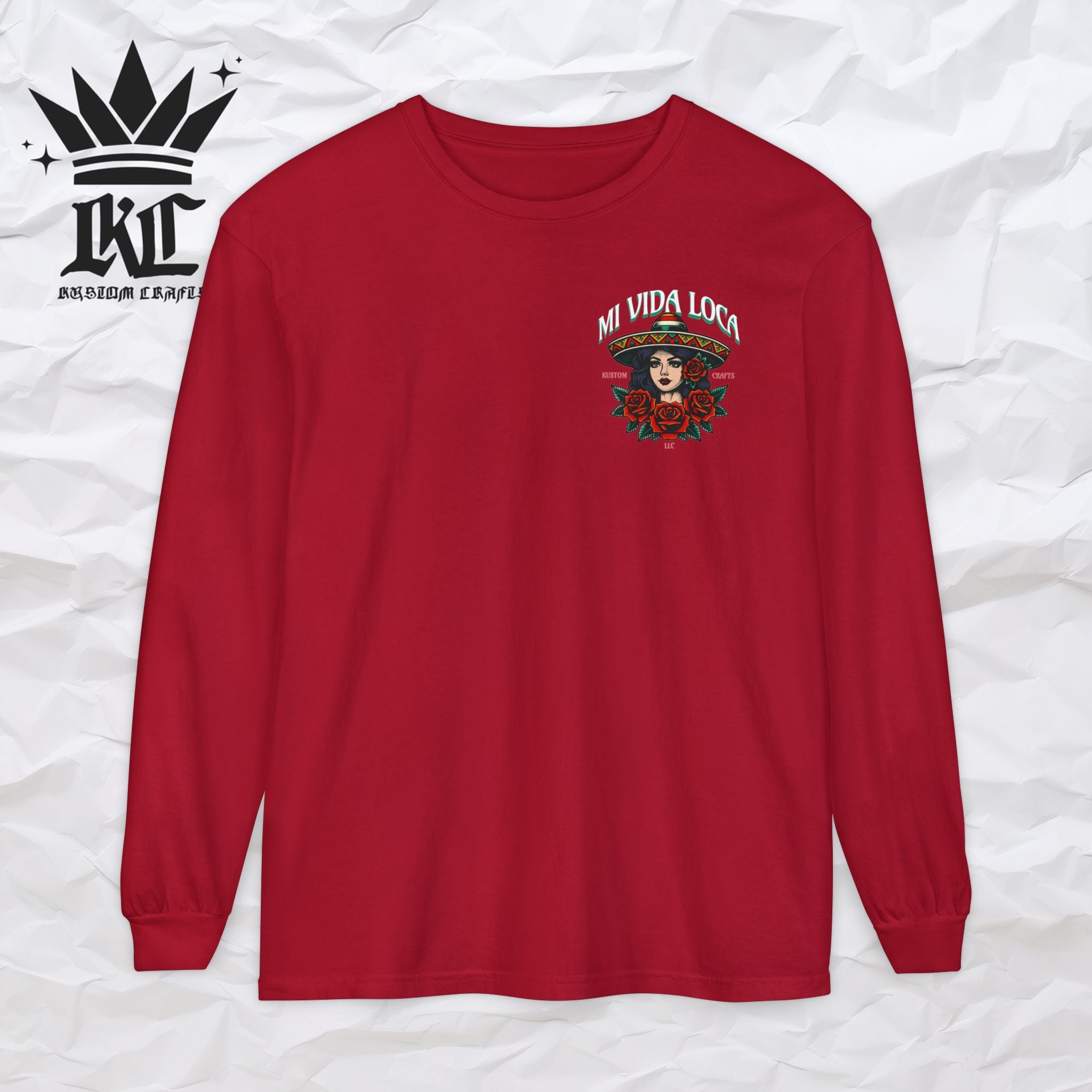 Mi Vida Loca - Long Sleeve T-Shirt (BACK PRINT)