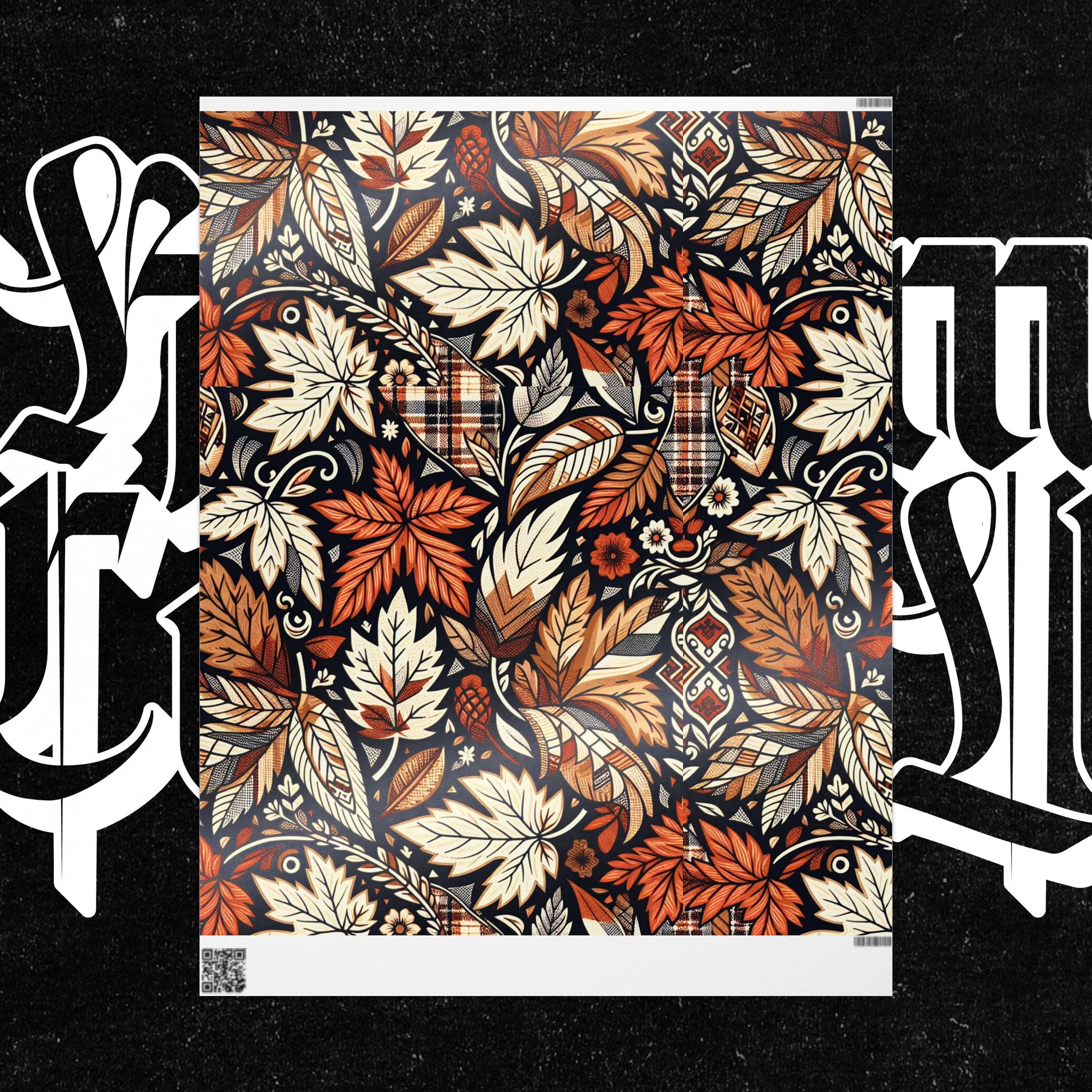 Fall Camo Wrapping Paper