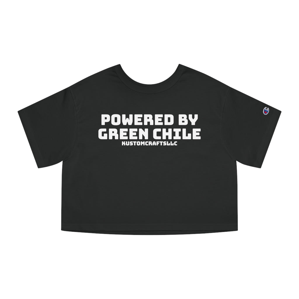 Powered by Green Chile - Women's Cropped T-Shirt