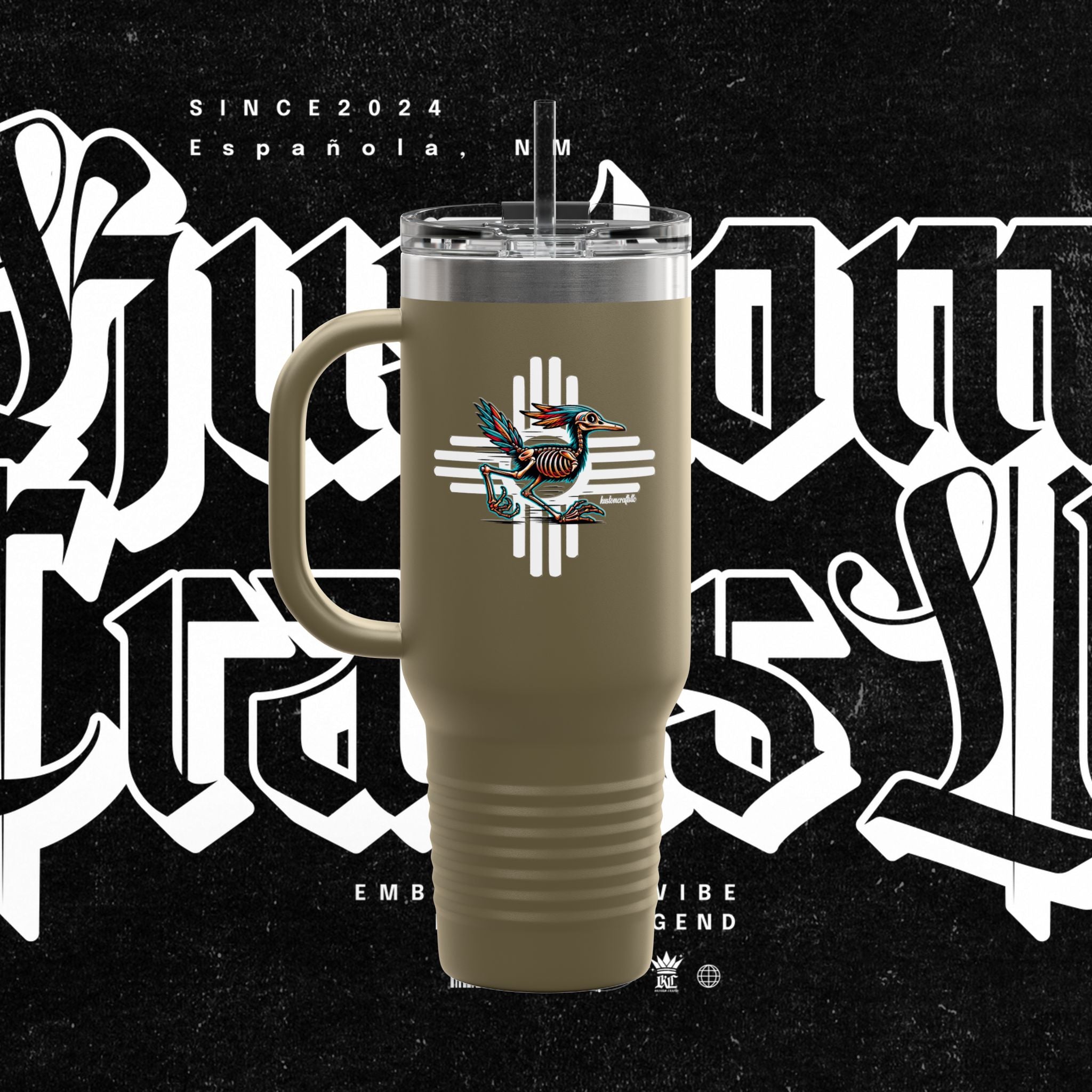 New Mexico Roadrunner - Insulated Travel Mug