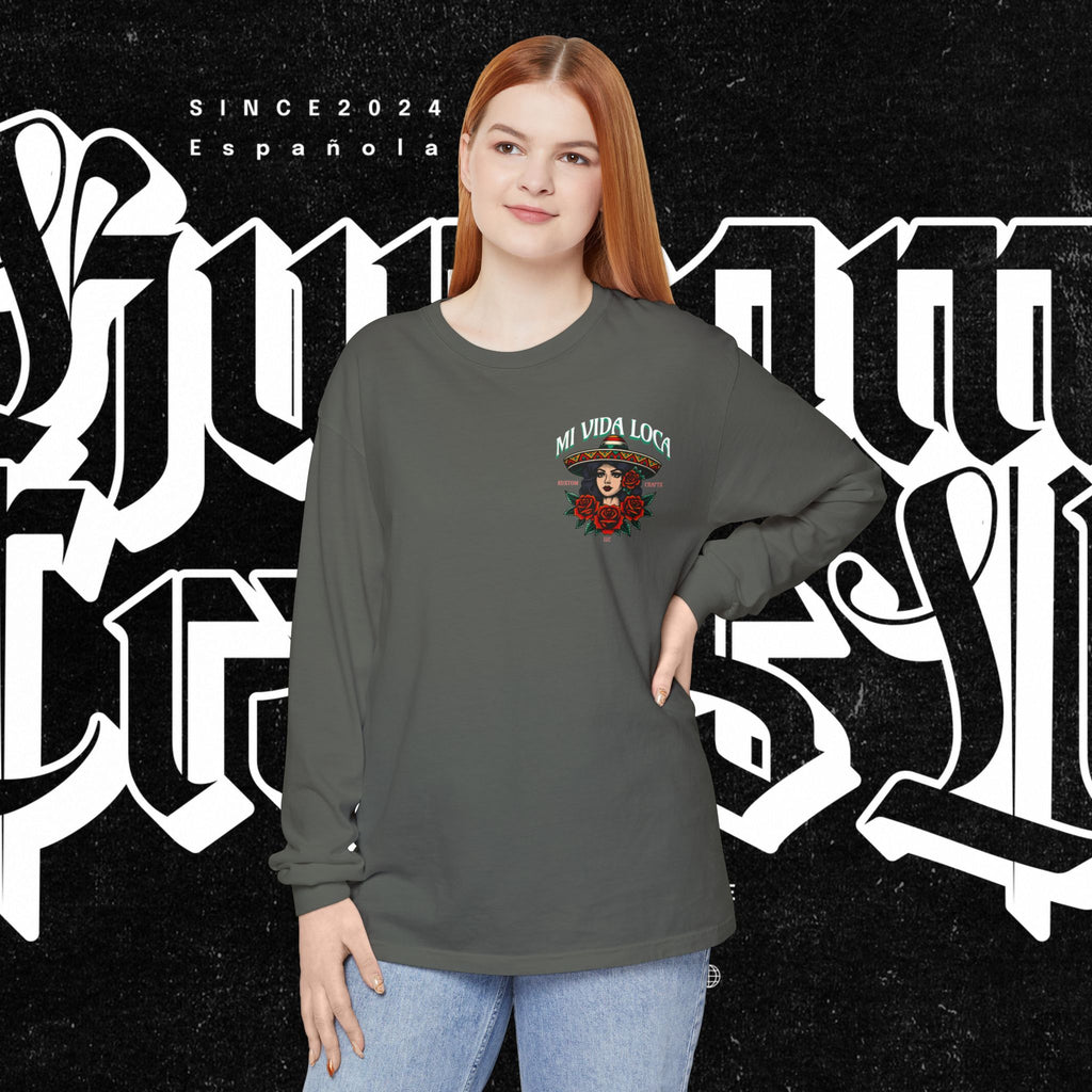 Mi Vida Loca - Long Sleeve T-Shirt (BACK PRINT)