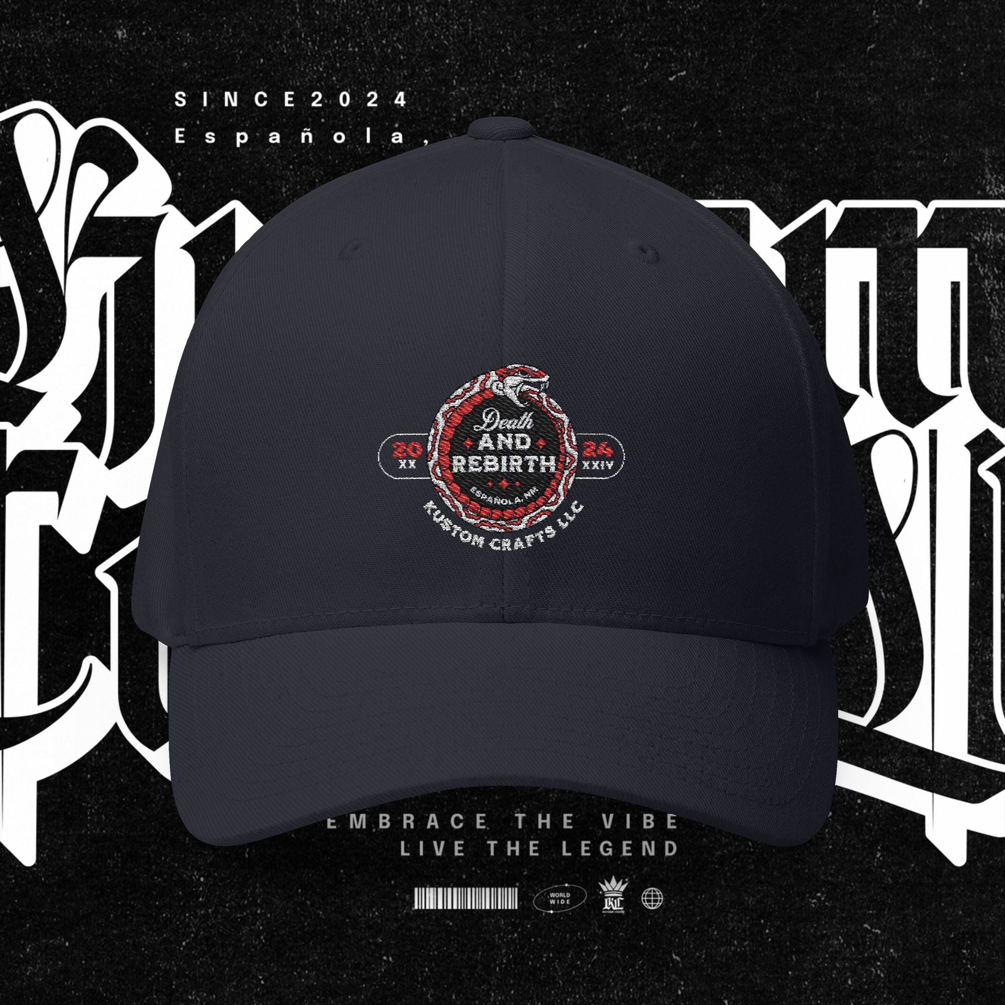 Death and Rebirth - Embroidered Cap