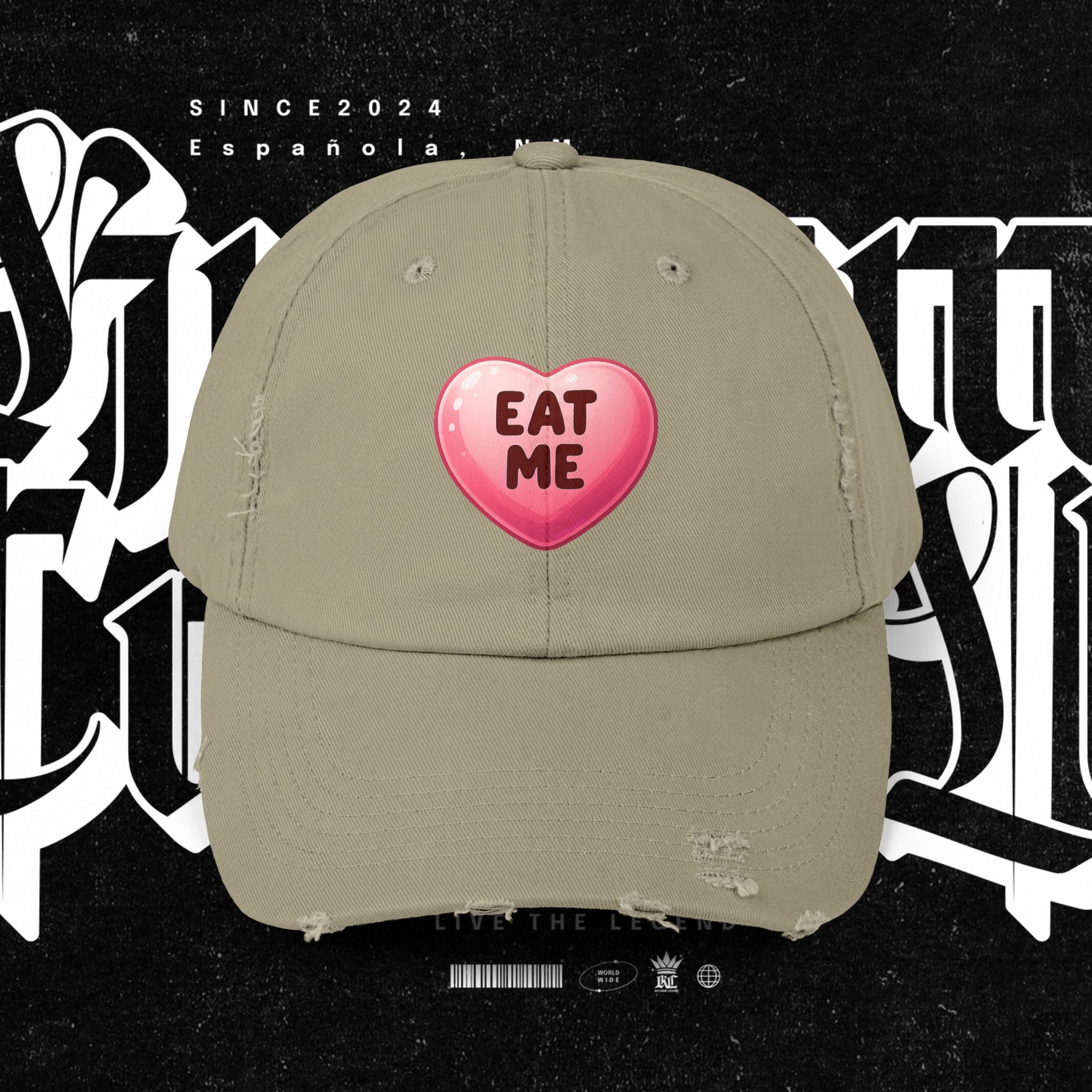 Eat Me — Distressed Cap