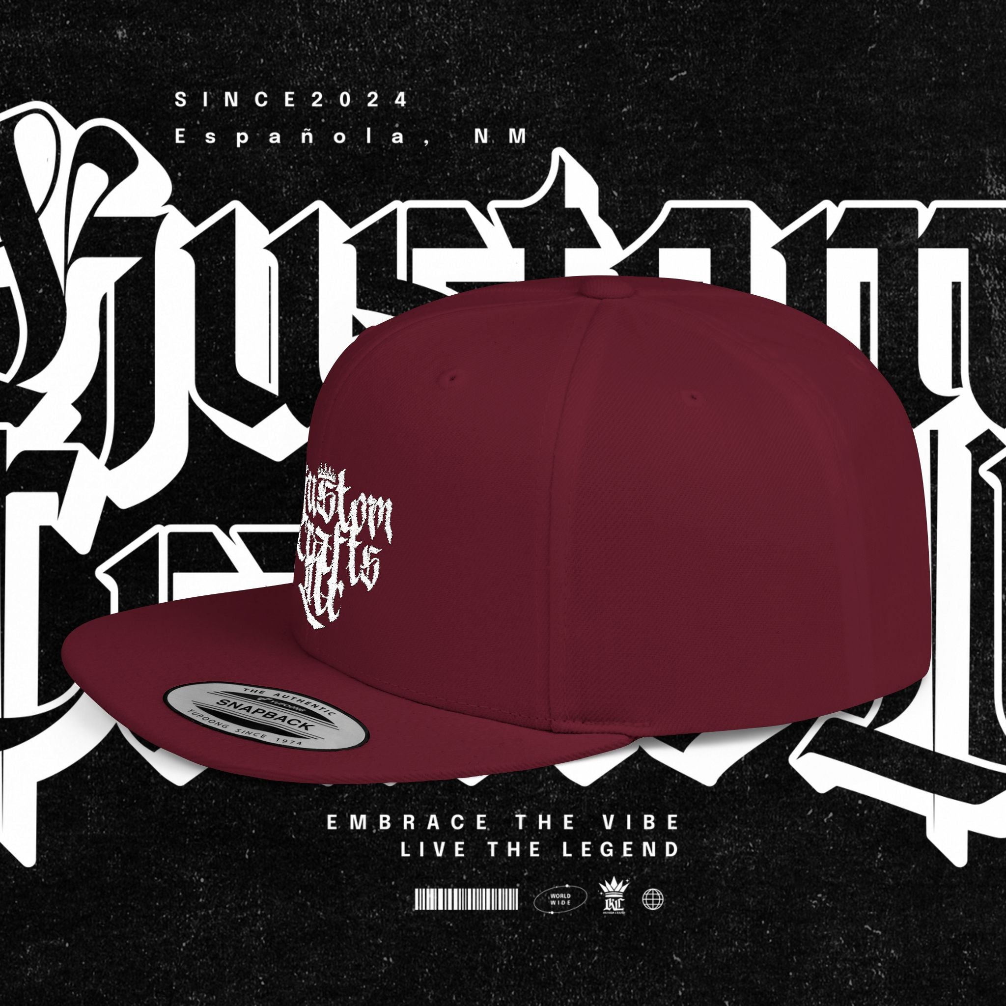 Kustom Crafts LLC - Embroidery Hat