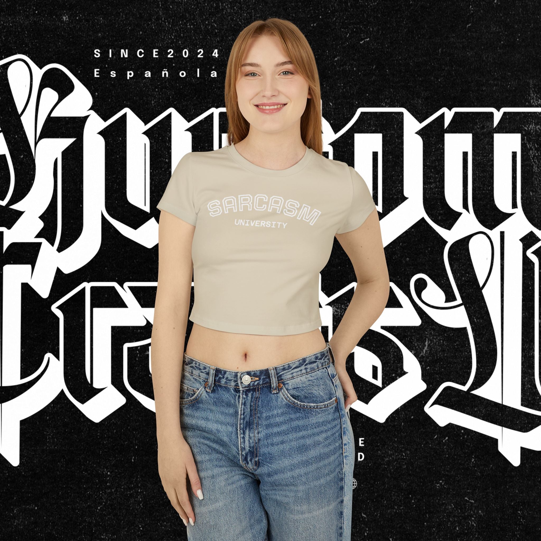 Sarcasm University — Women's Baby Tee