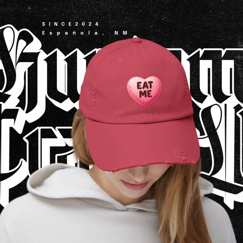 Eat Me — Distressed Cap
