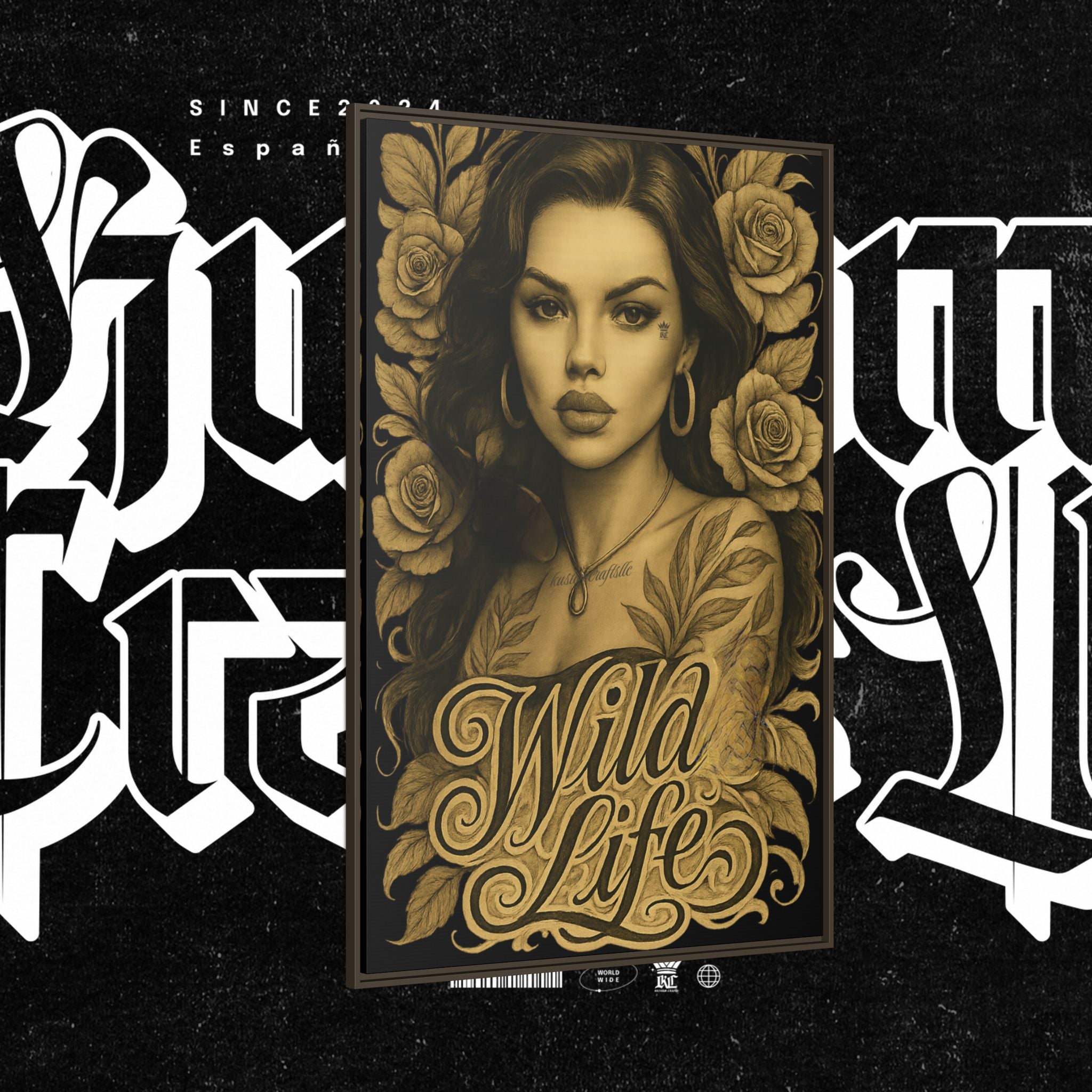 Wild Life — Framed Canvas