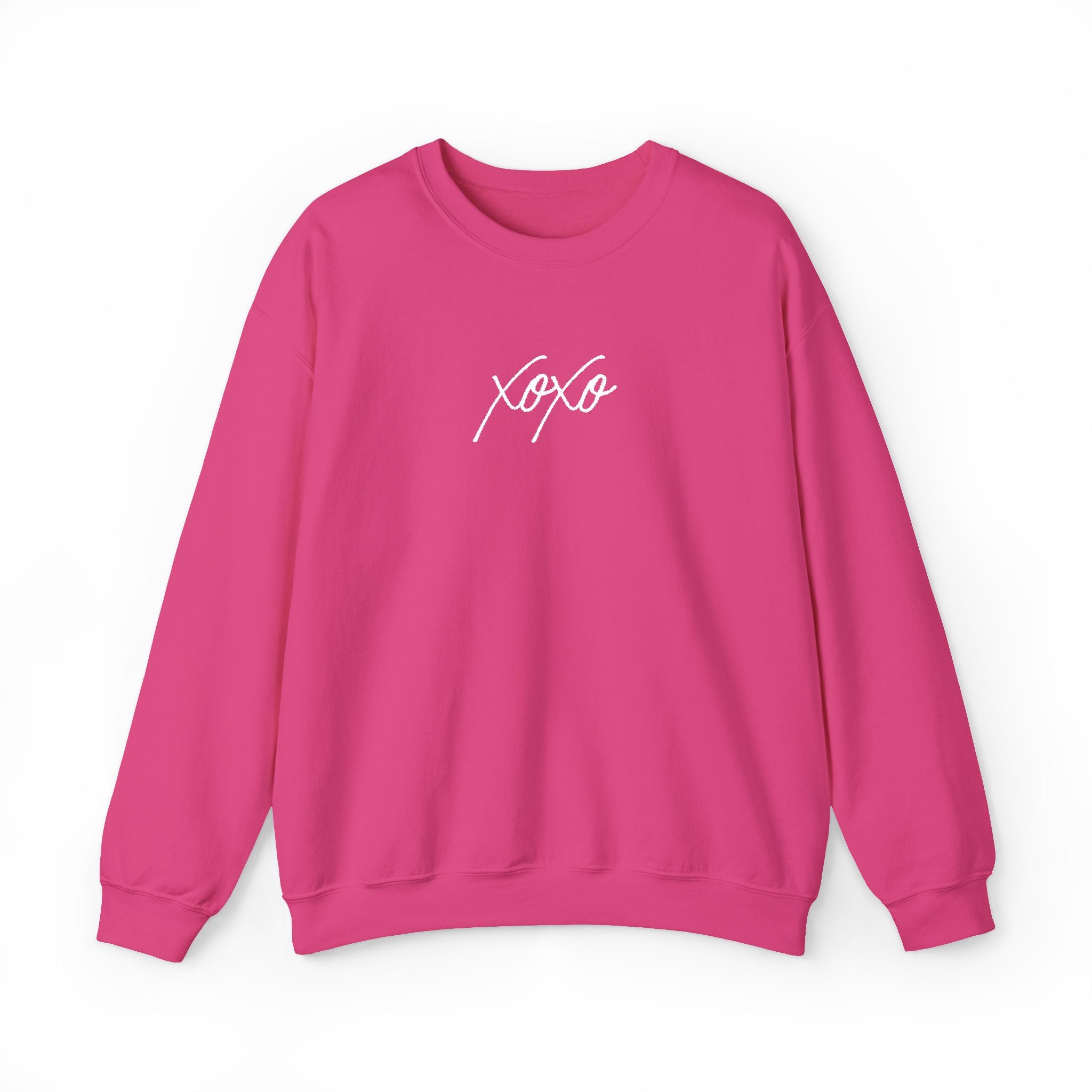 XOXO Embroidery Script Sweatshirt