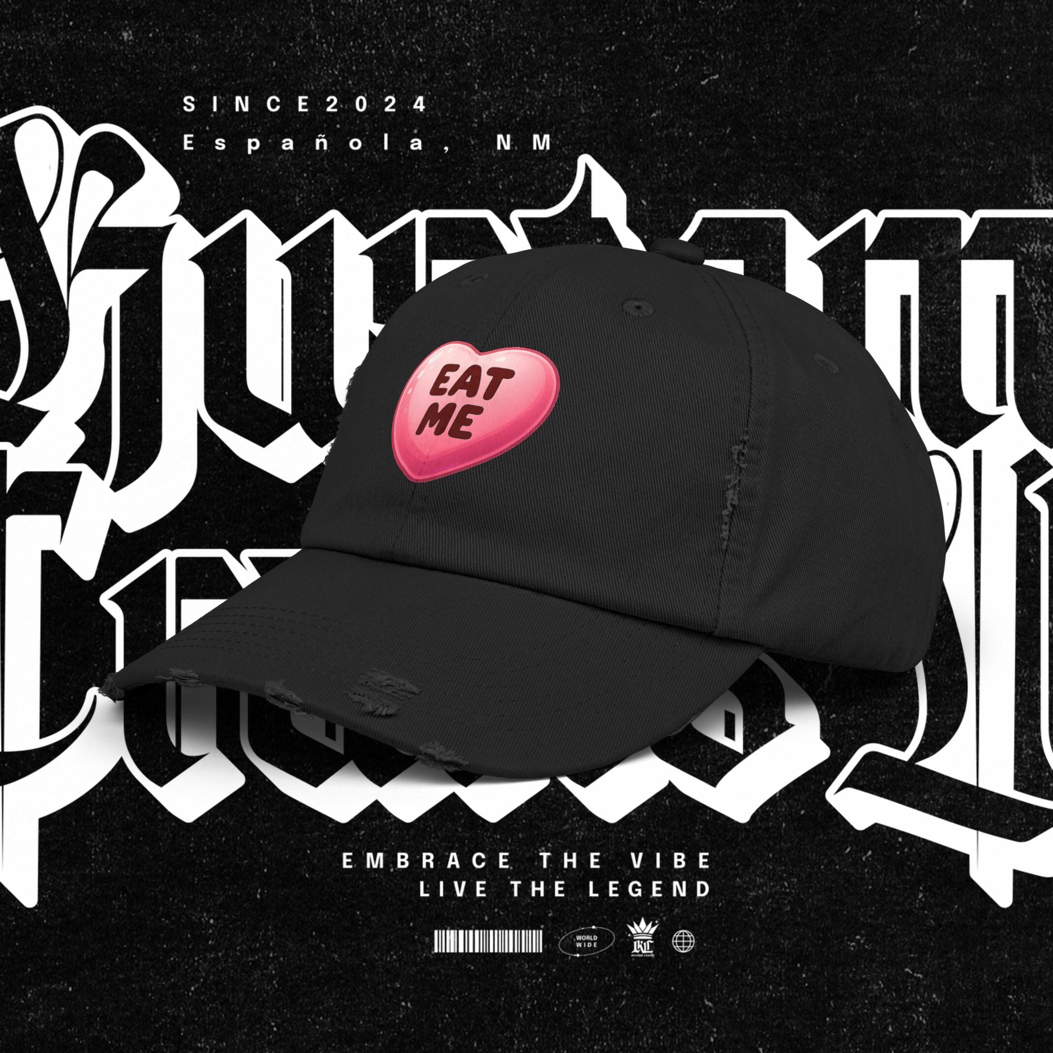 Eat Me — Distressed Cap