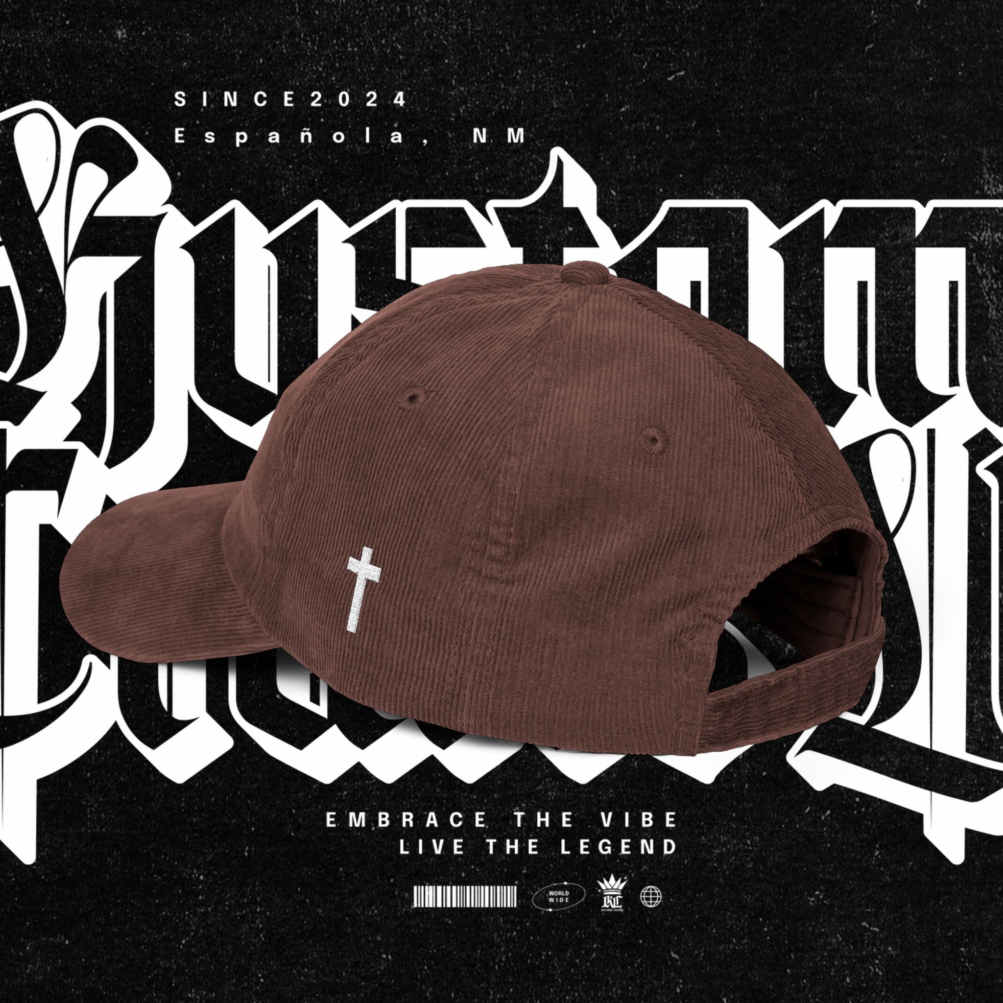 Make God Cool Again Vintage Corduroy Embroidery Cap