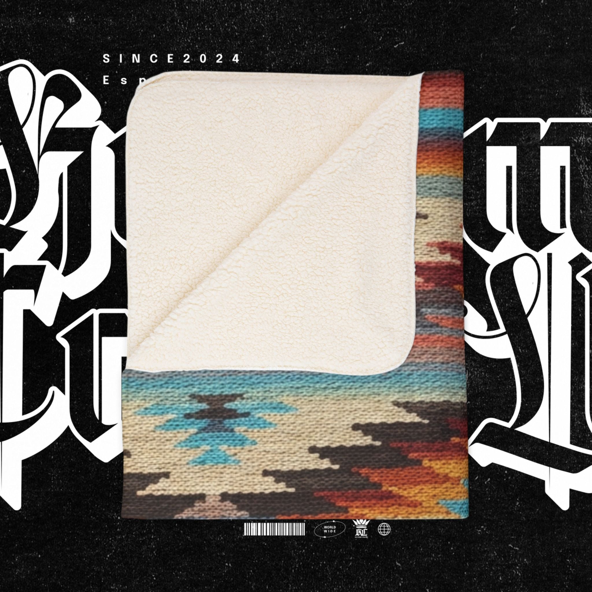 Southwest Fleece - Sherpa Blanket