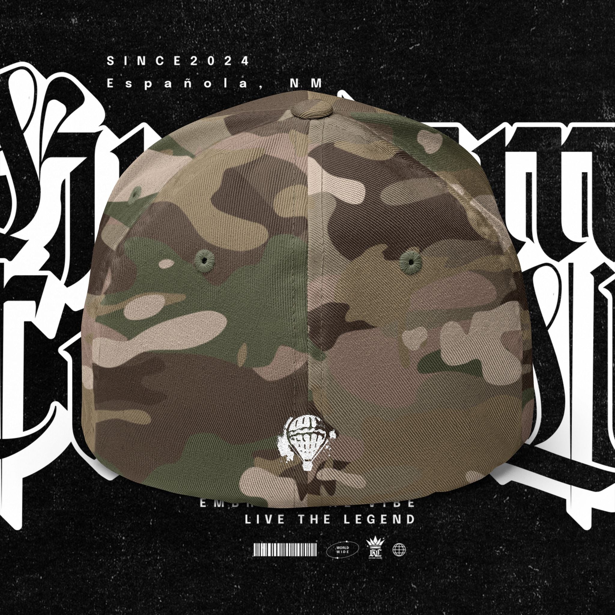 Hot Air Balloon New Mexico Embroidered Hat