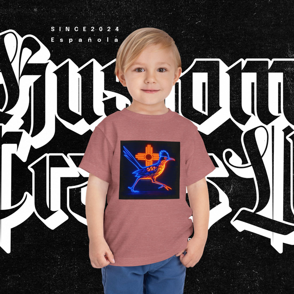 Neon Roadrunner New Mexico - Toddler Tee