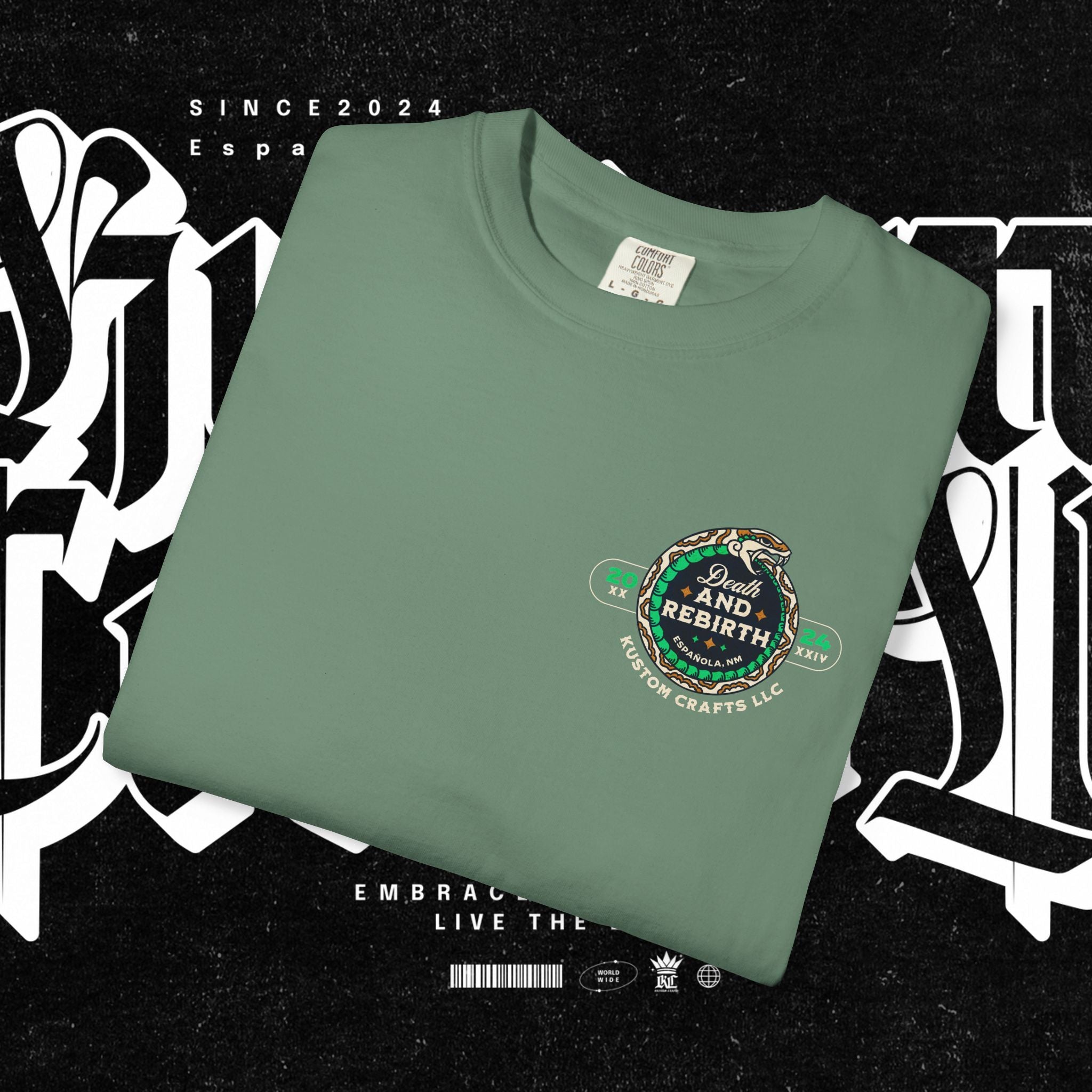 Death and Rebirth Snake Graphic Tee