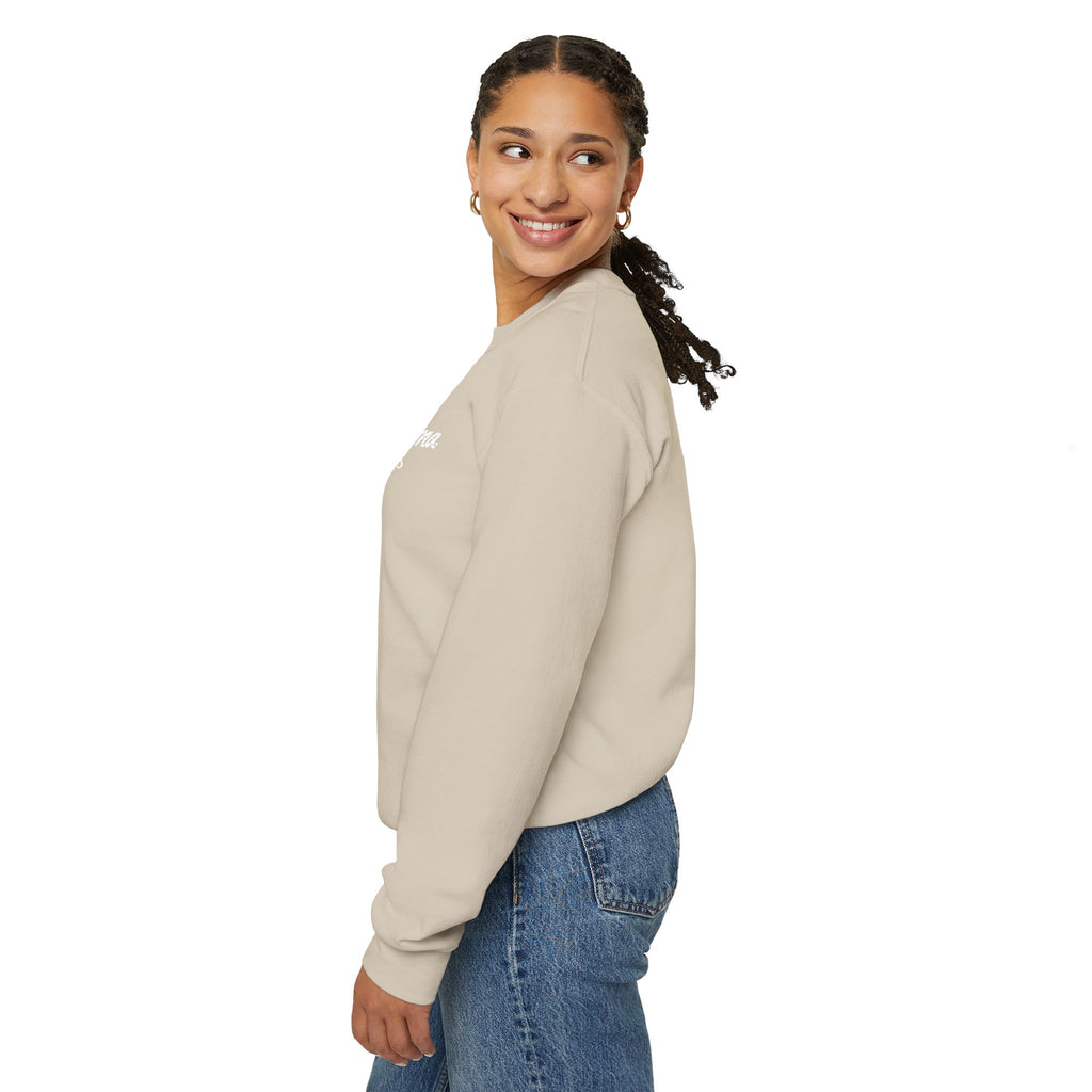 Hot Mama - Personalized Embroidery Crewneck Sweatshirt