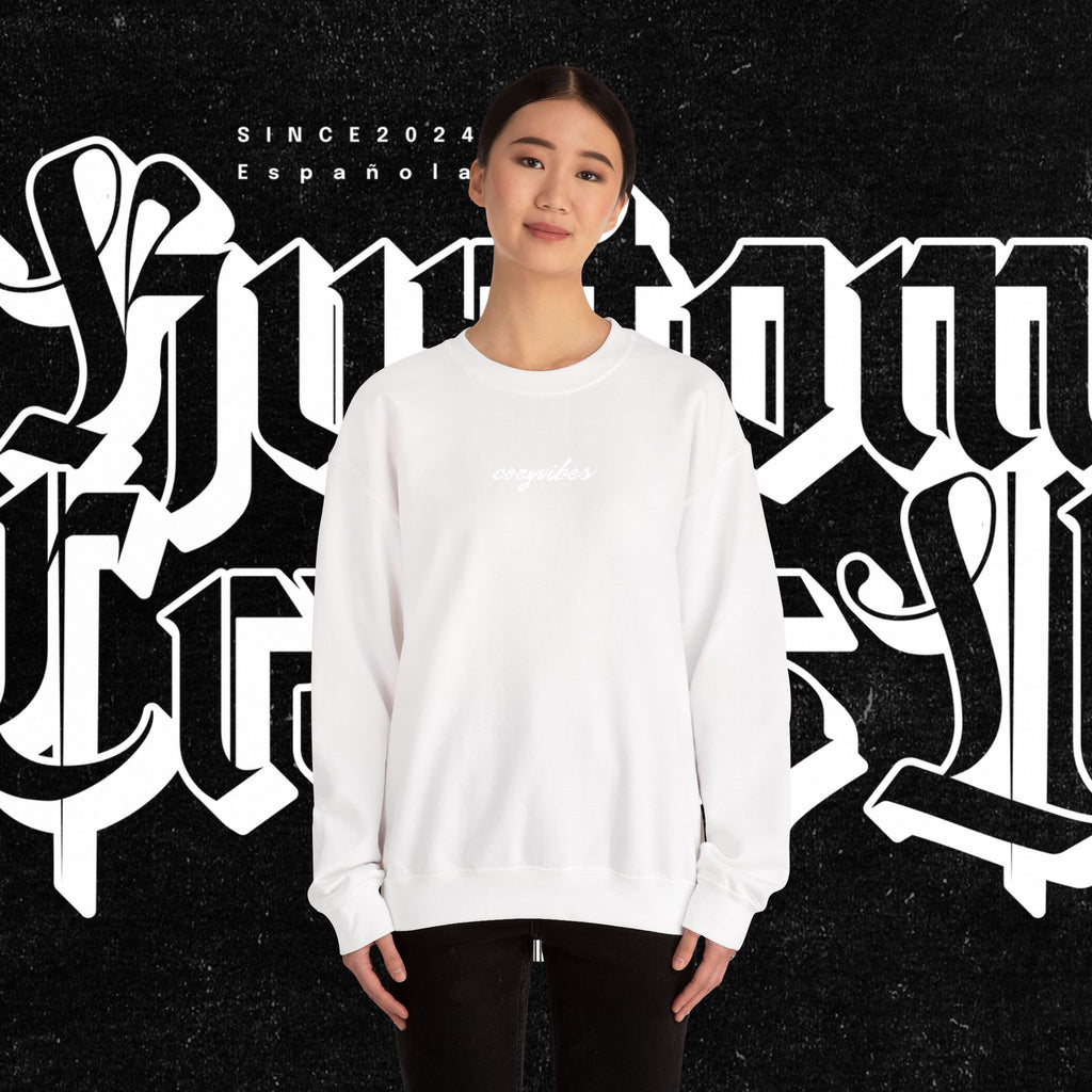 Cozy Vibes Embroidery Sweatshirt