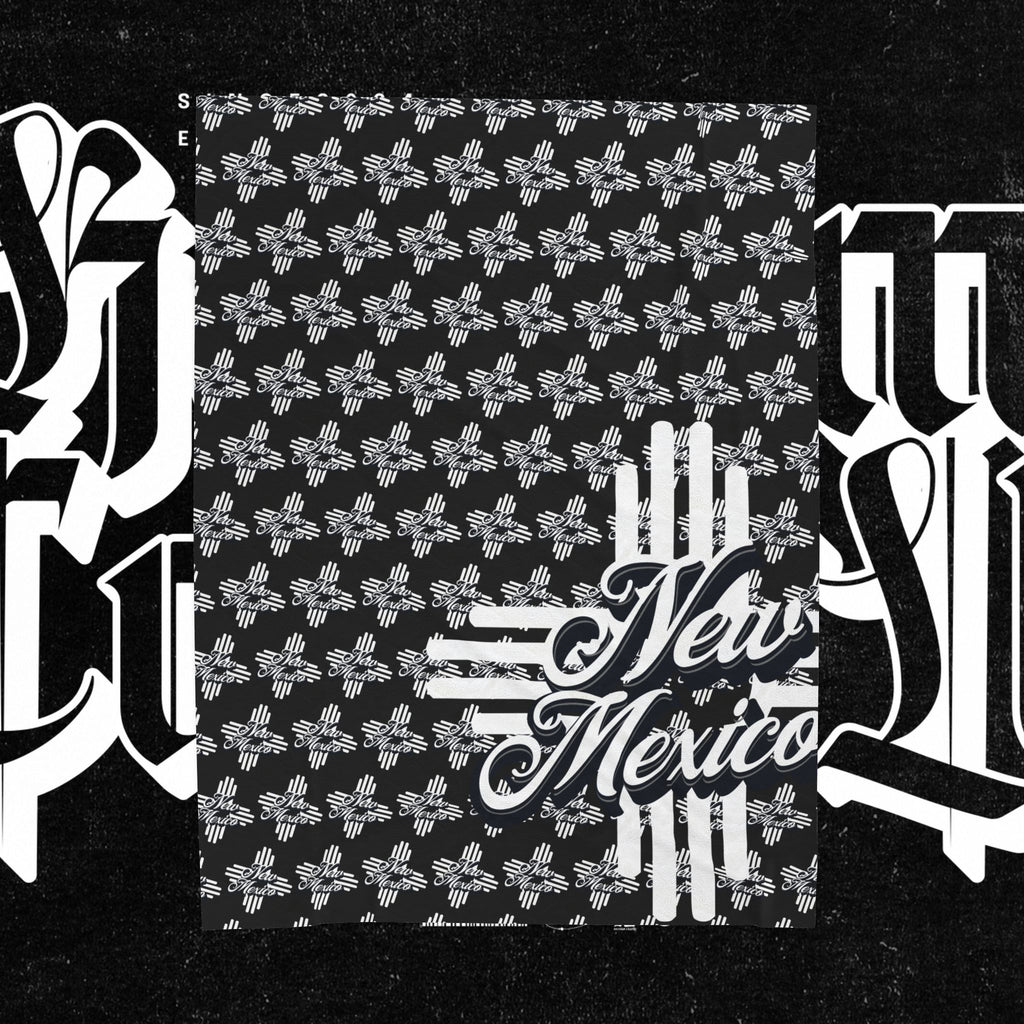 New Mexico Velveteen Plush Blanket