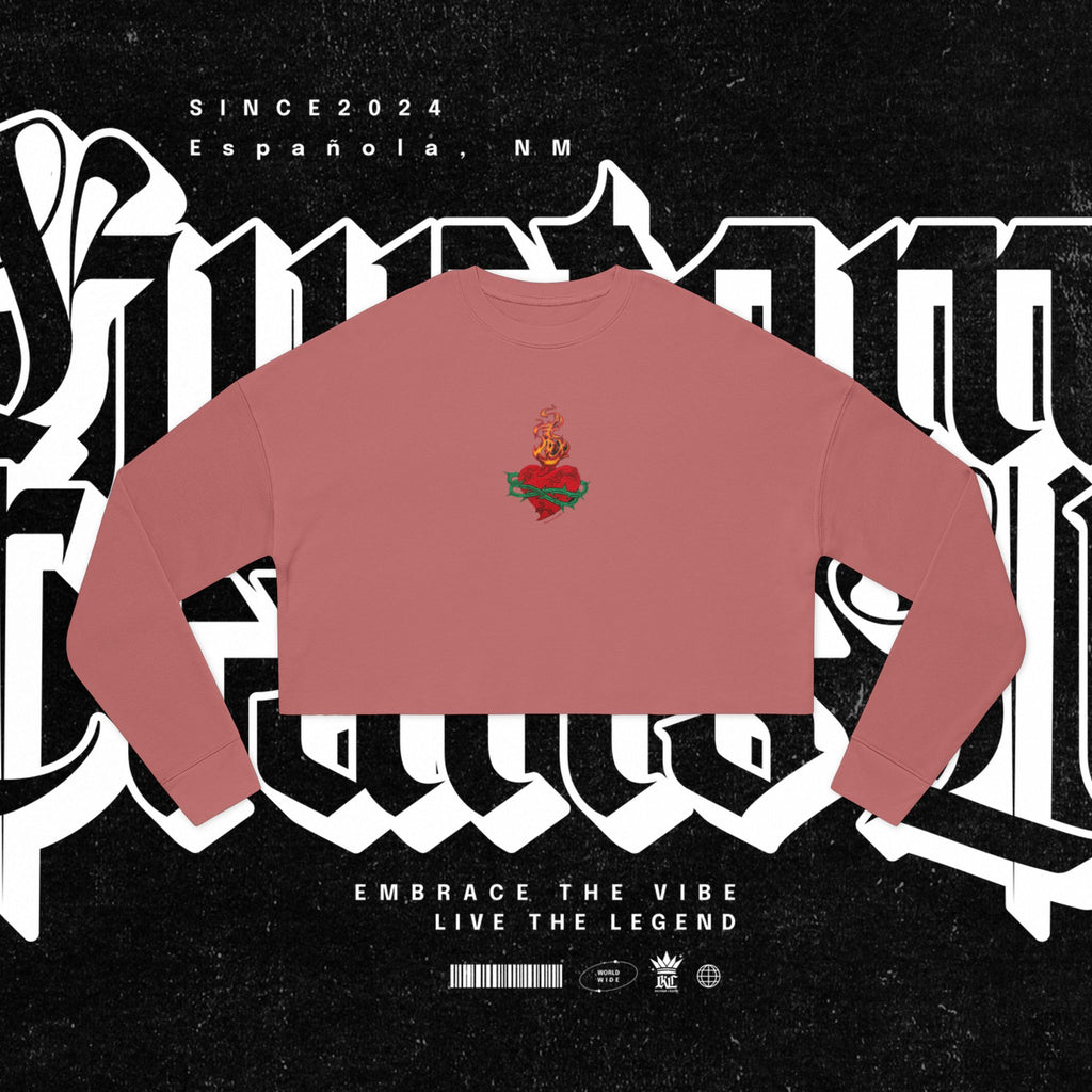 Sacred Heart Cropped Sweatshirt