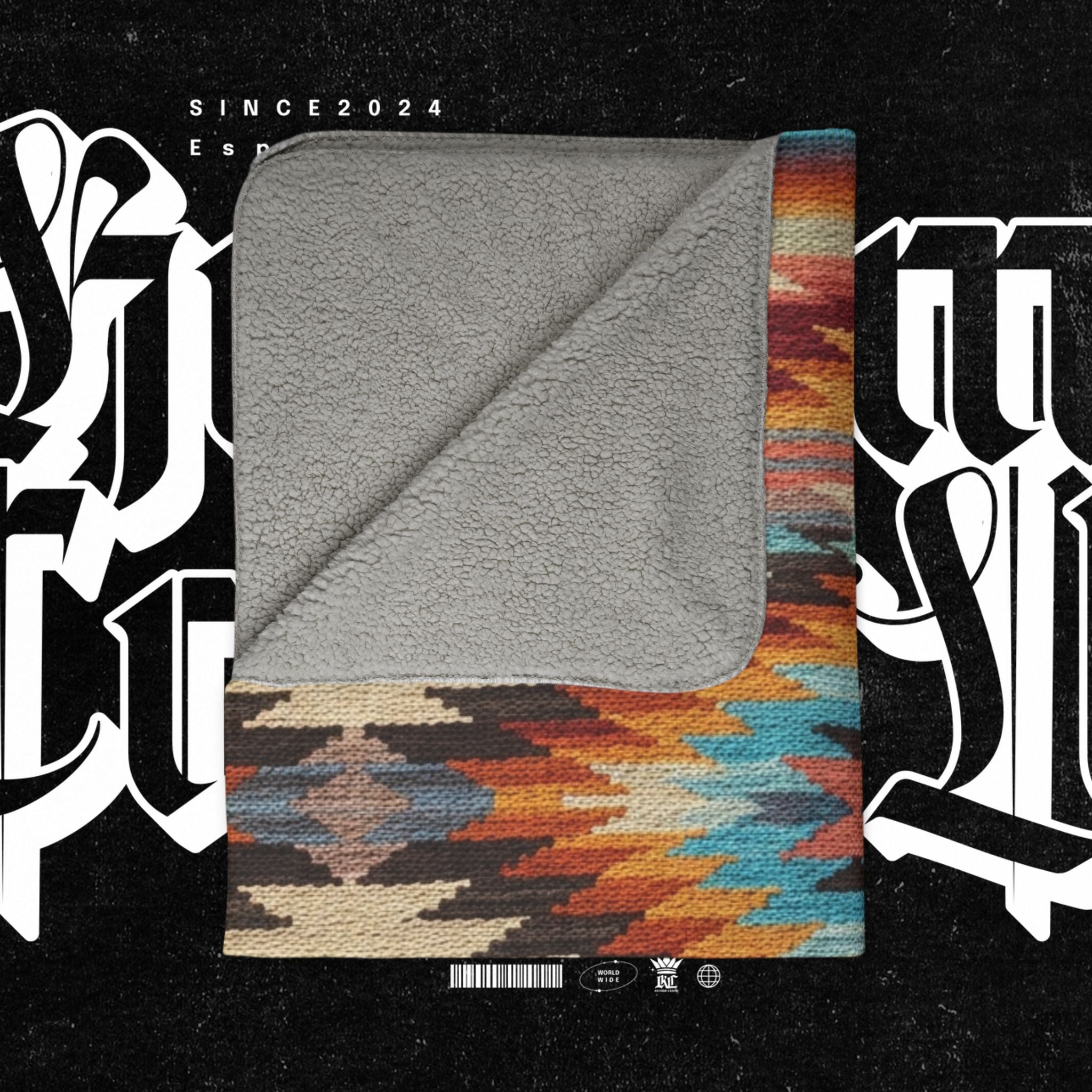 Southwest Fleece - Sherpa Blanket