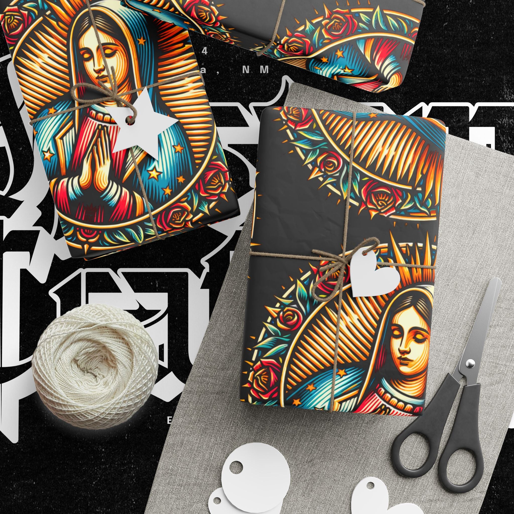 Virgin Mary Wrapping Paper
