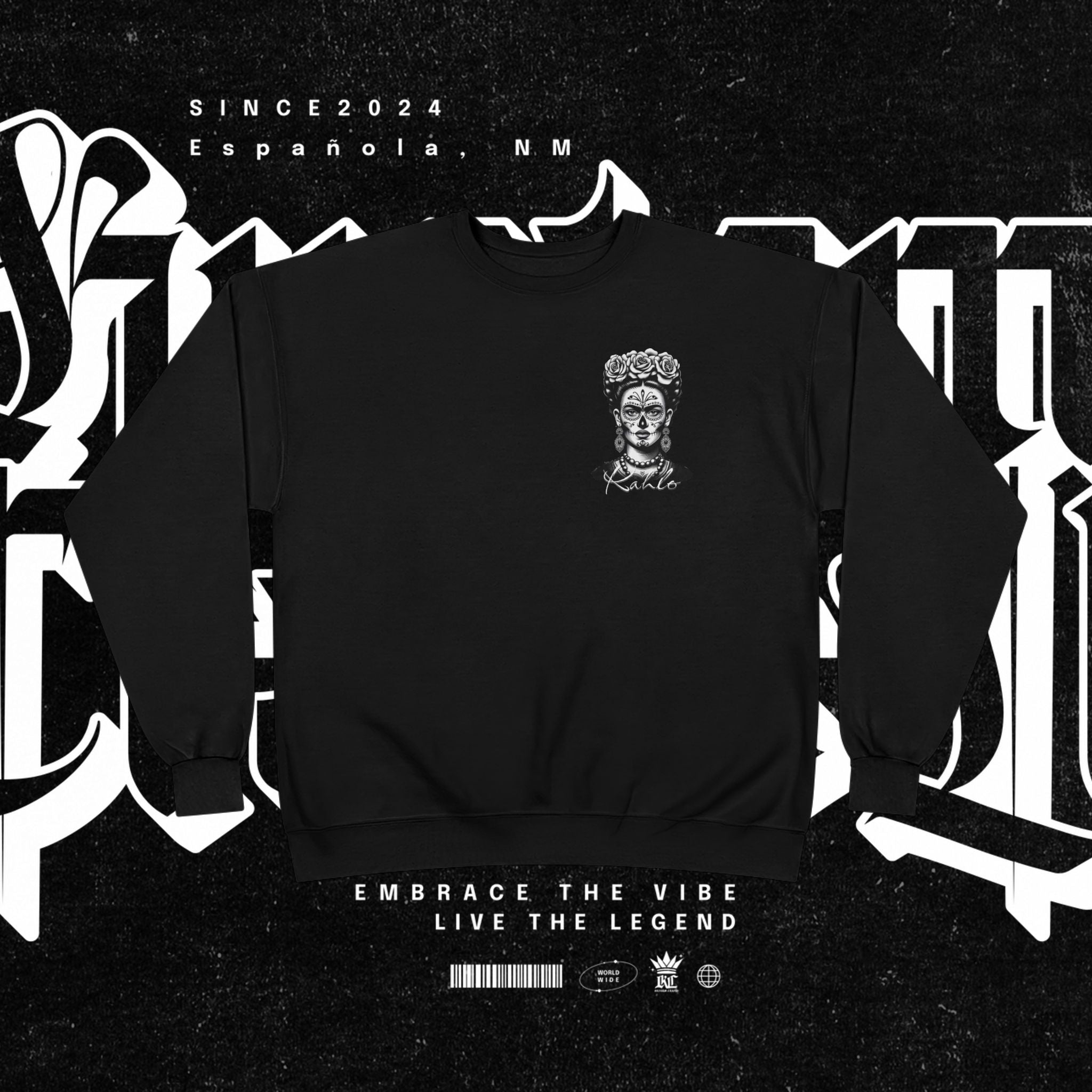 Day of the Dead Frida Kahlo Sweatshirt