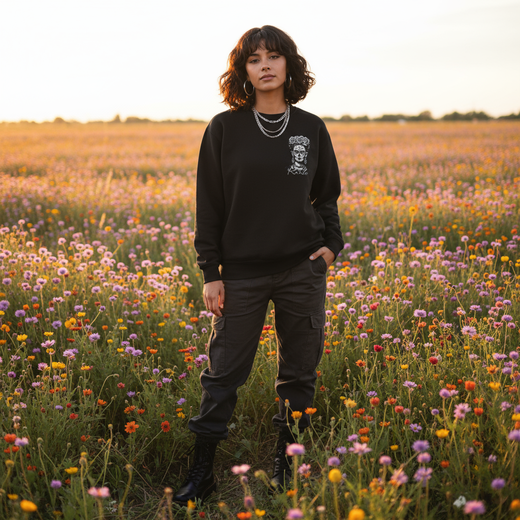 Day of the Dead Frida Kahlo Sweatshirt