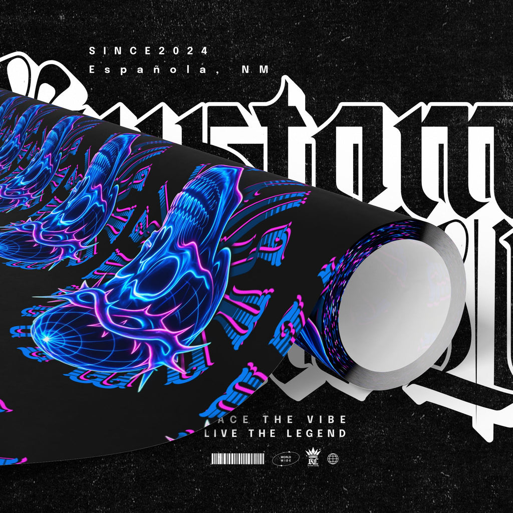 Neon Crown of Thorns — Wrapping Paper